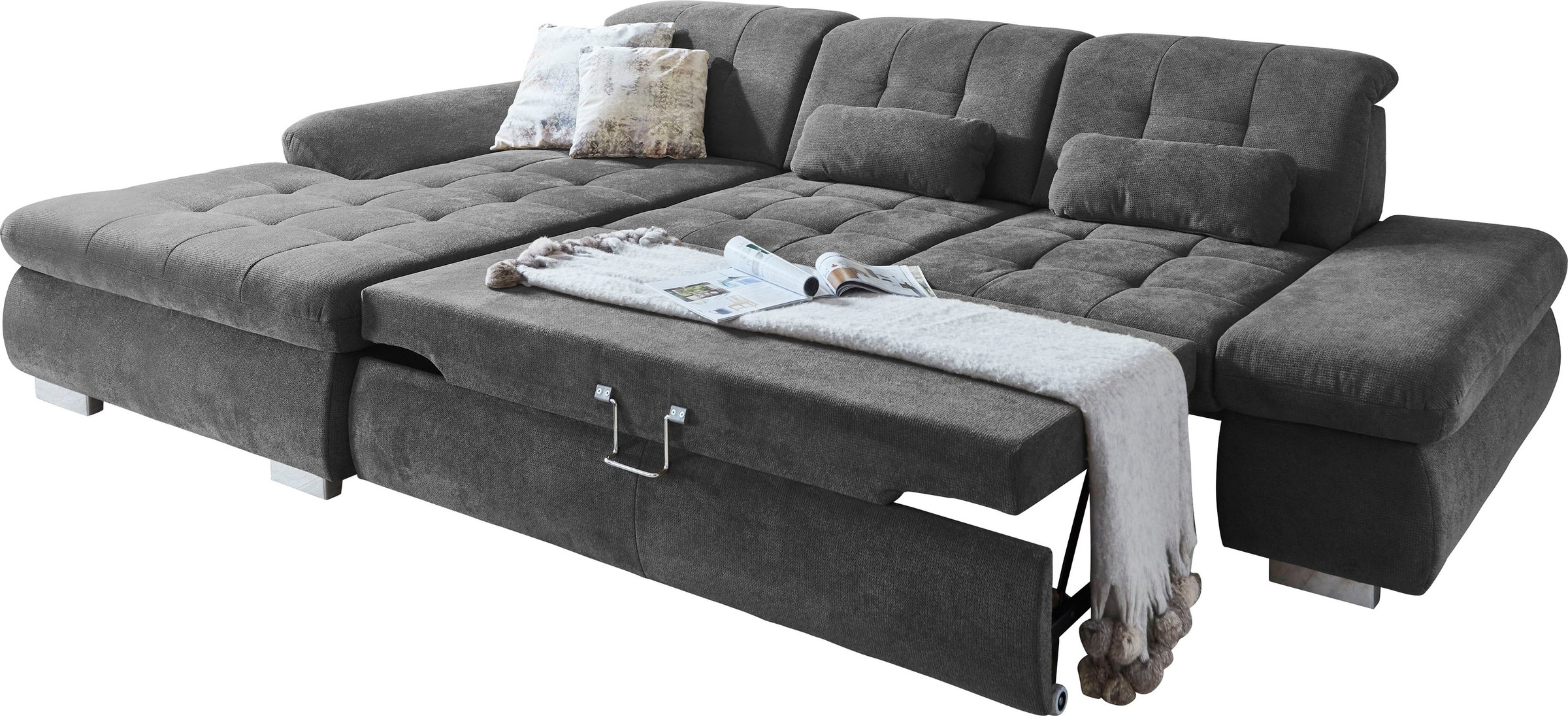 Die PlanBar Ecksofa »MP-IN17004 L-Form«, wahlweise mit Funktion, Federkern