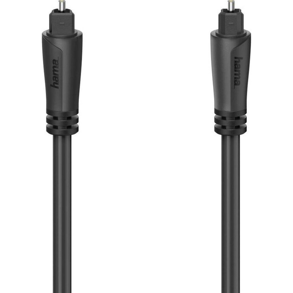 Hama Audio-Kabel »Audio-Lichtleiter-Kabel, ODT-Stecker (Toslink), 0,75 m ODT-Kabel«, Toslink, 75 cm