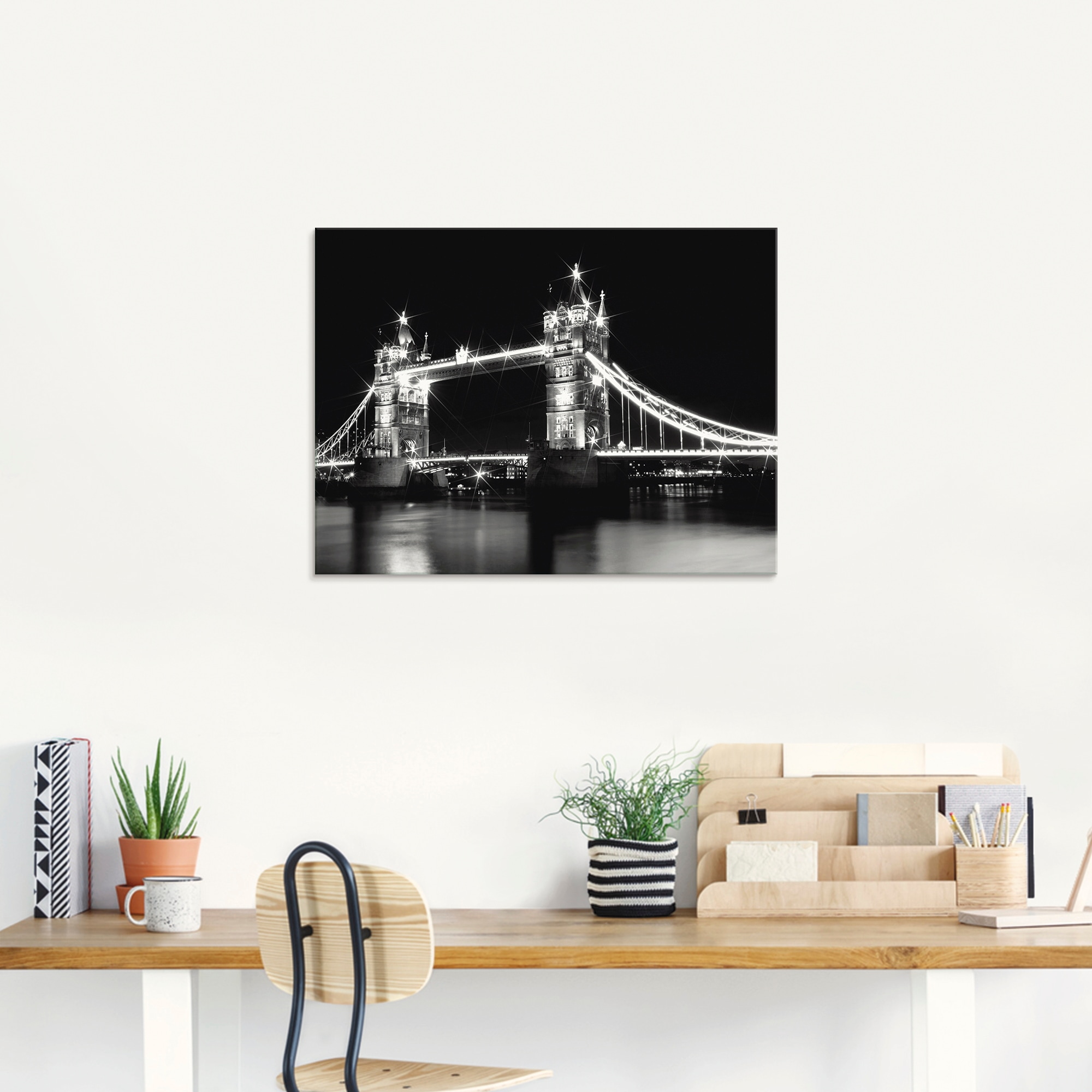 Artland Glasbild »Tower Bridge London«, Brücken, (1 St.), in verschiedenen Größen