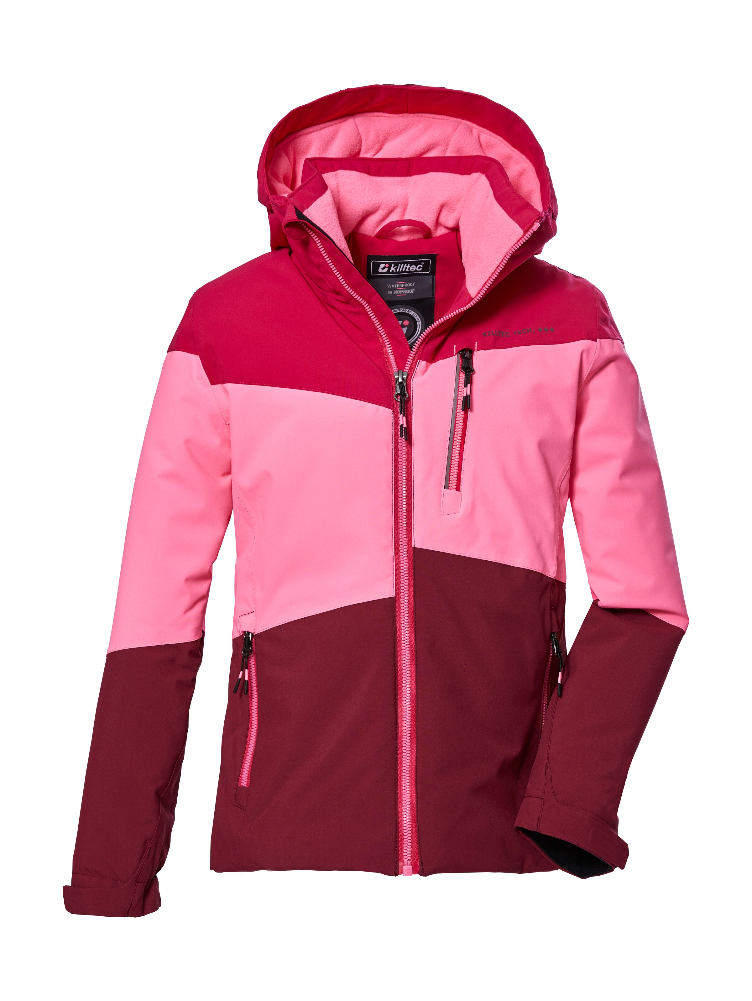Killtec Outdoorjacke »KOW 170 GRLS JCKT«, Funktionsjacke mit Kapuze und Schneefang, wasserdicht