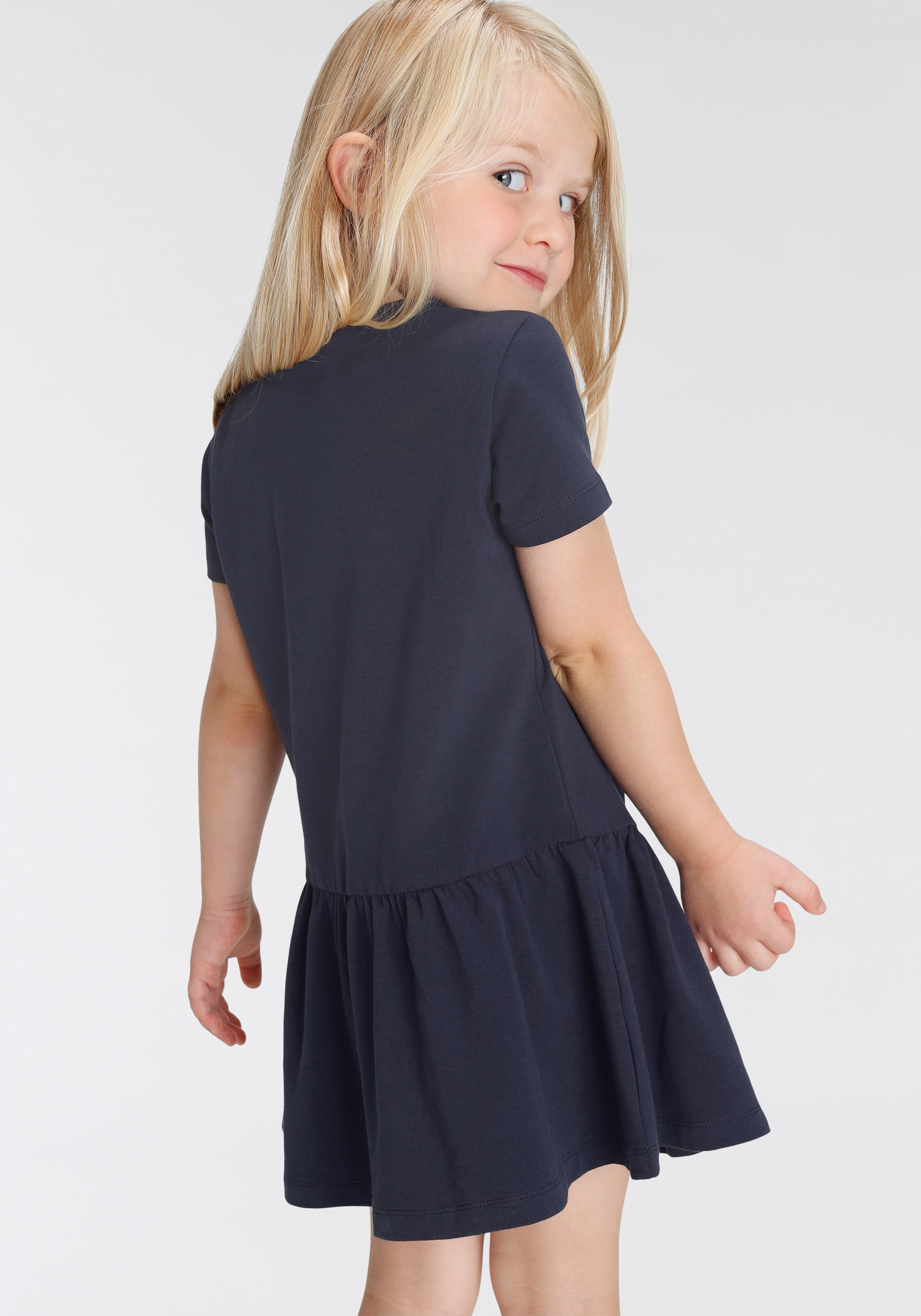 KIDSWORLD Jerseykleid »mit Einhorn« aus Baumwolle und Elasthan,  kurzärmelig