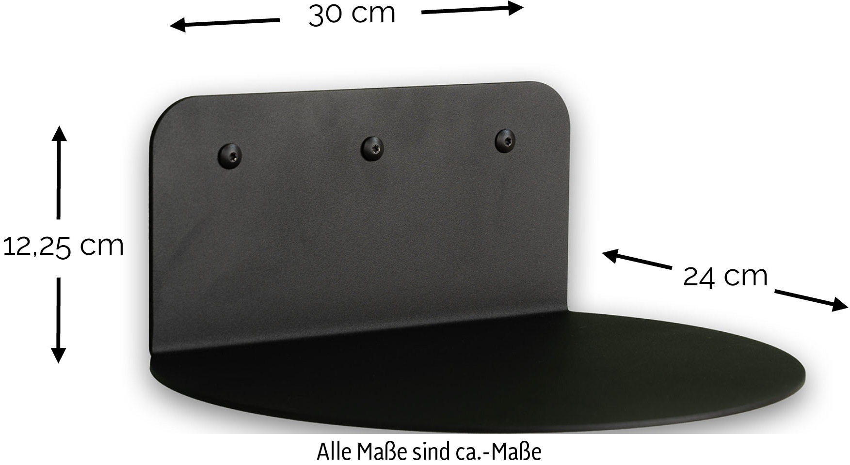 Spinder Design Wandregal »FLEX«, (1 St.), Multifunktionales Wandregal aus Stahl