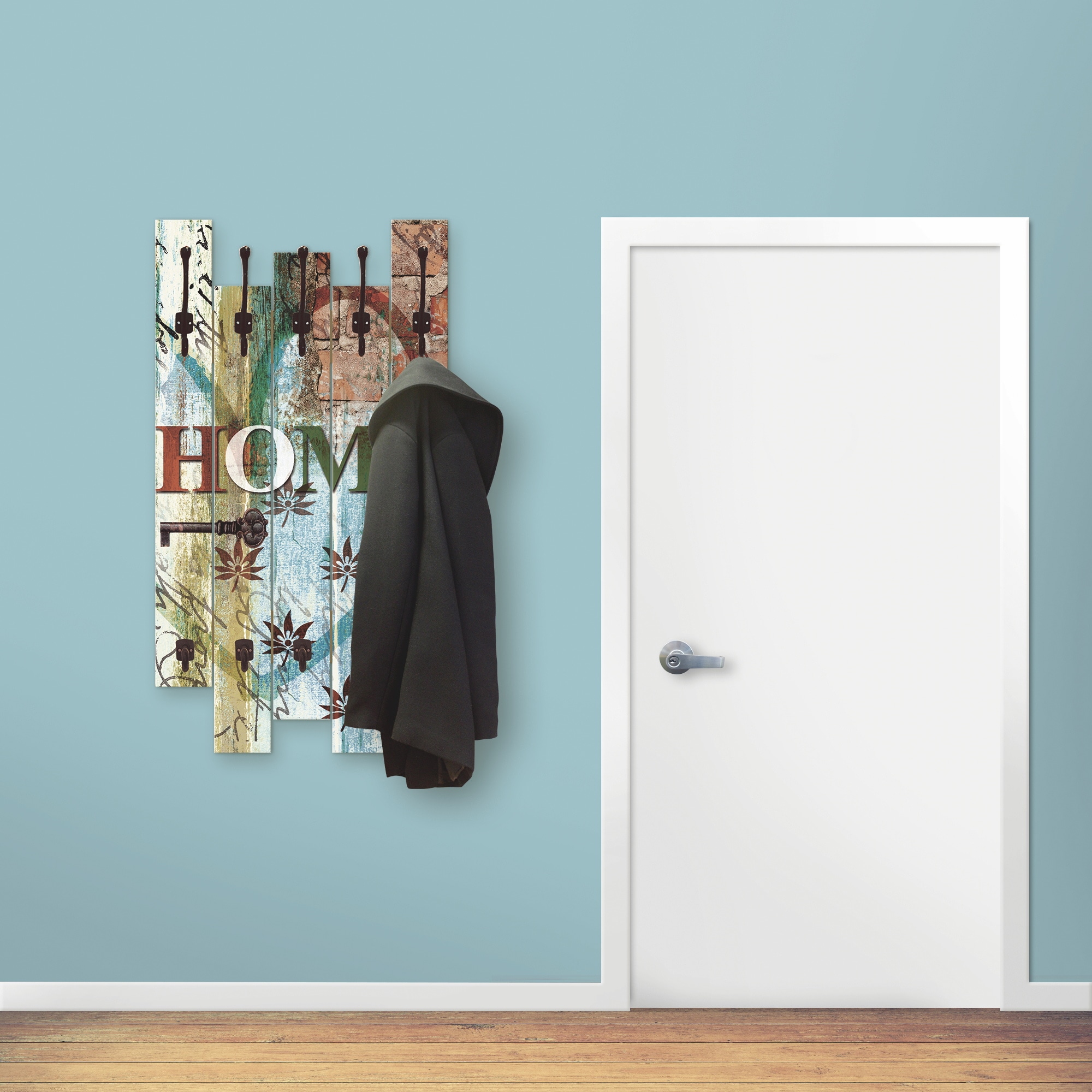 Artland Garderobenleiste »Buntes zu Hause in taktvollen Farben«,  teilmontiert auf Raten kaufen