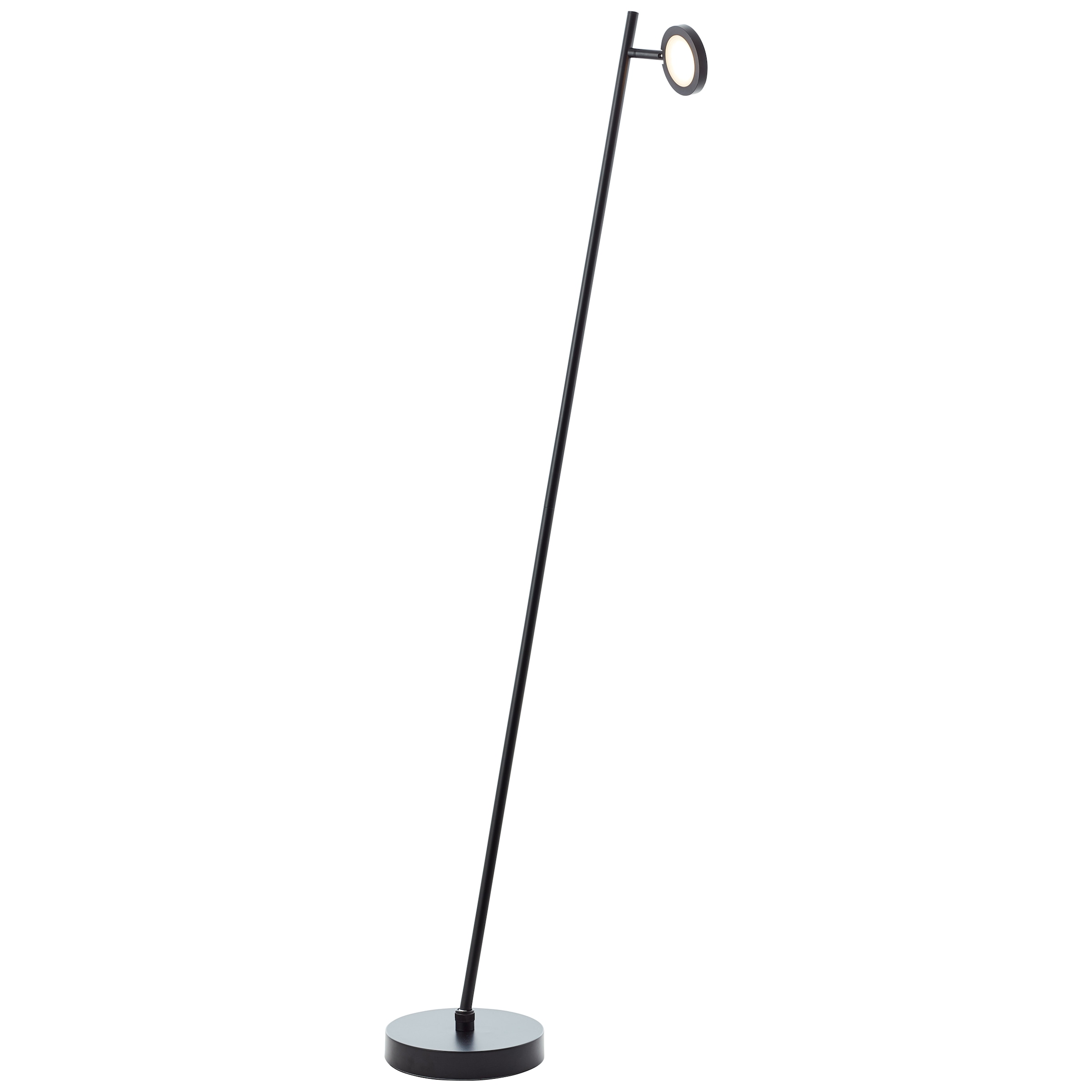 Brilliant LED Stehlampe »Pesso«, 135 x 25 x 20 cm, 600 lm, 3000 K, 3-Stufen dimmbar, schwenkbar, Metall