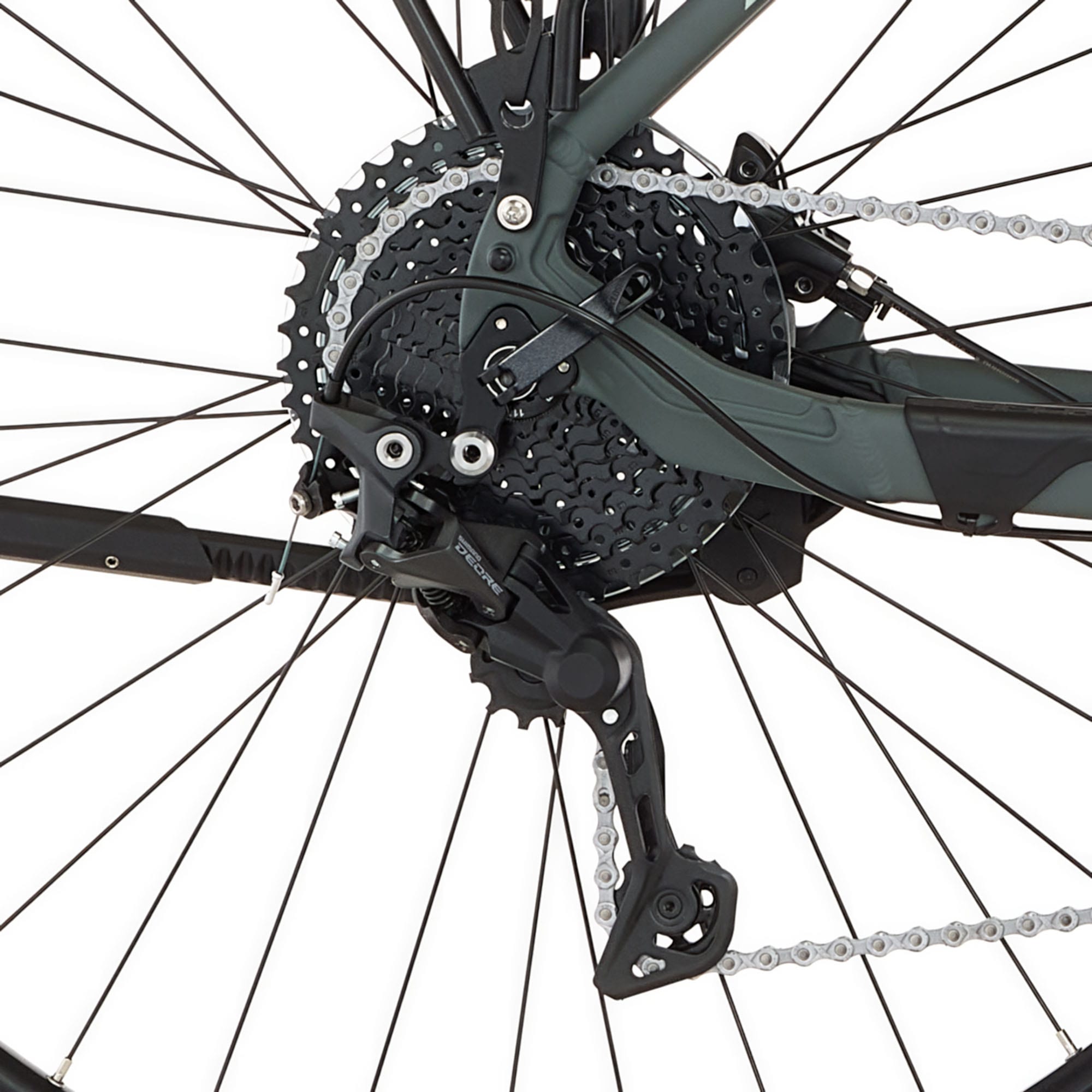 FISCHER Fahrrad E-Bike »TERRA T100 55 711«, 10 Gang, Shimano, Schaltwerk Deore
