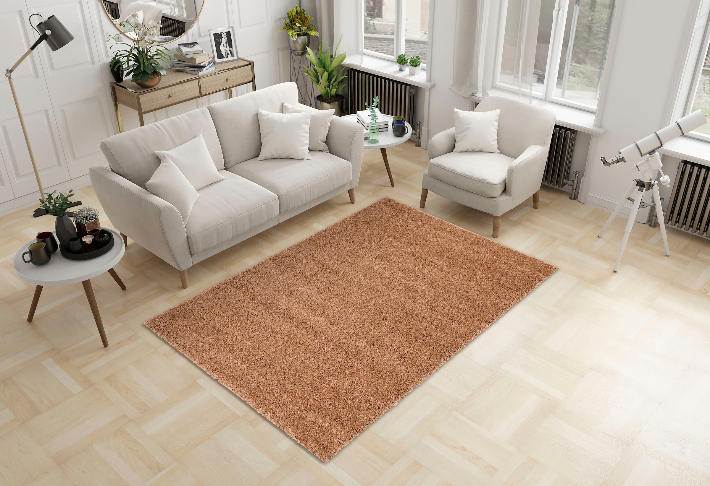 11. Bild von Home affaire Hochflor-Teppich »Shaggy 30«, rechteckig