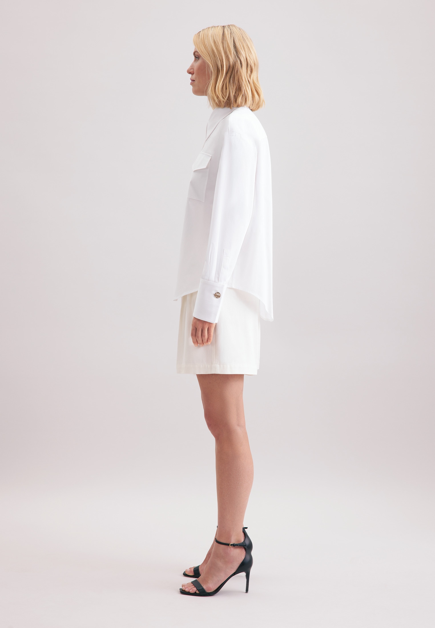 seidensticker Hemdbluse »Schwarze Rose« 1/1 Kragen Uni