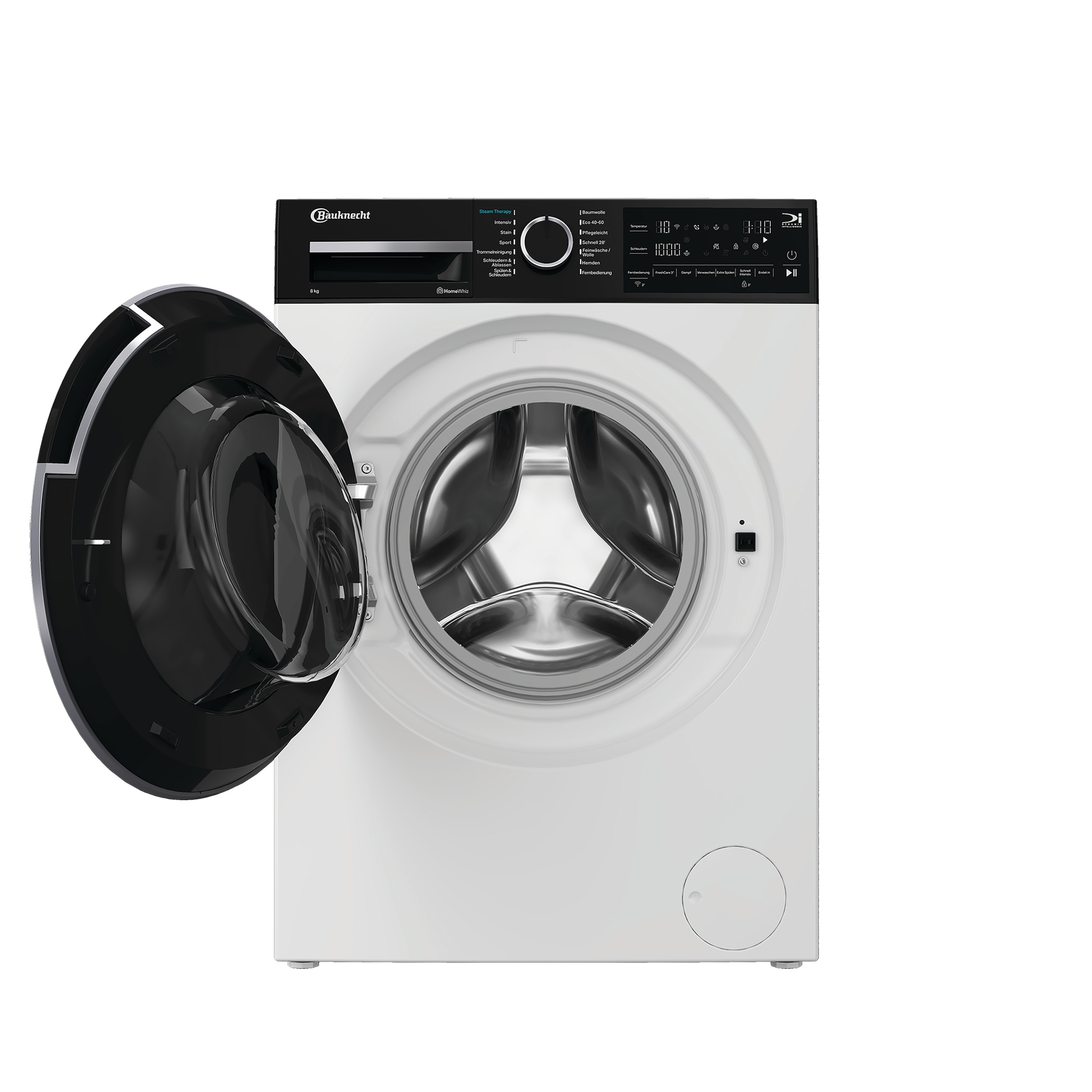 BAUKNECHT Waschmaschine »B WM 8A6 BC S« 8 kg 1400 U/min Adaptive Wash – Intelligente Anpassung 
für perfekte Waschergebnisse