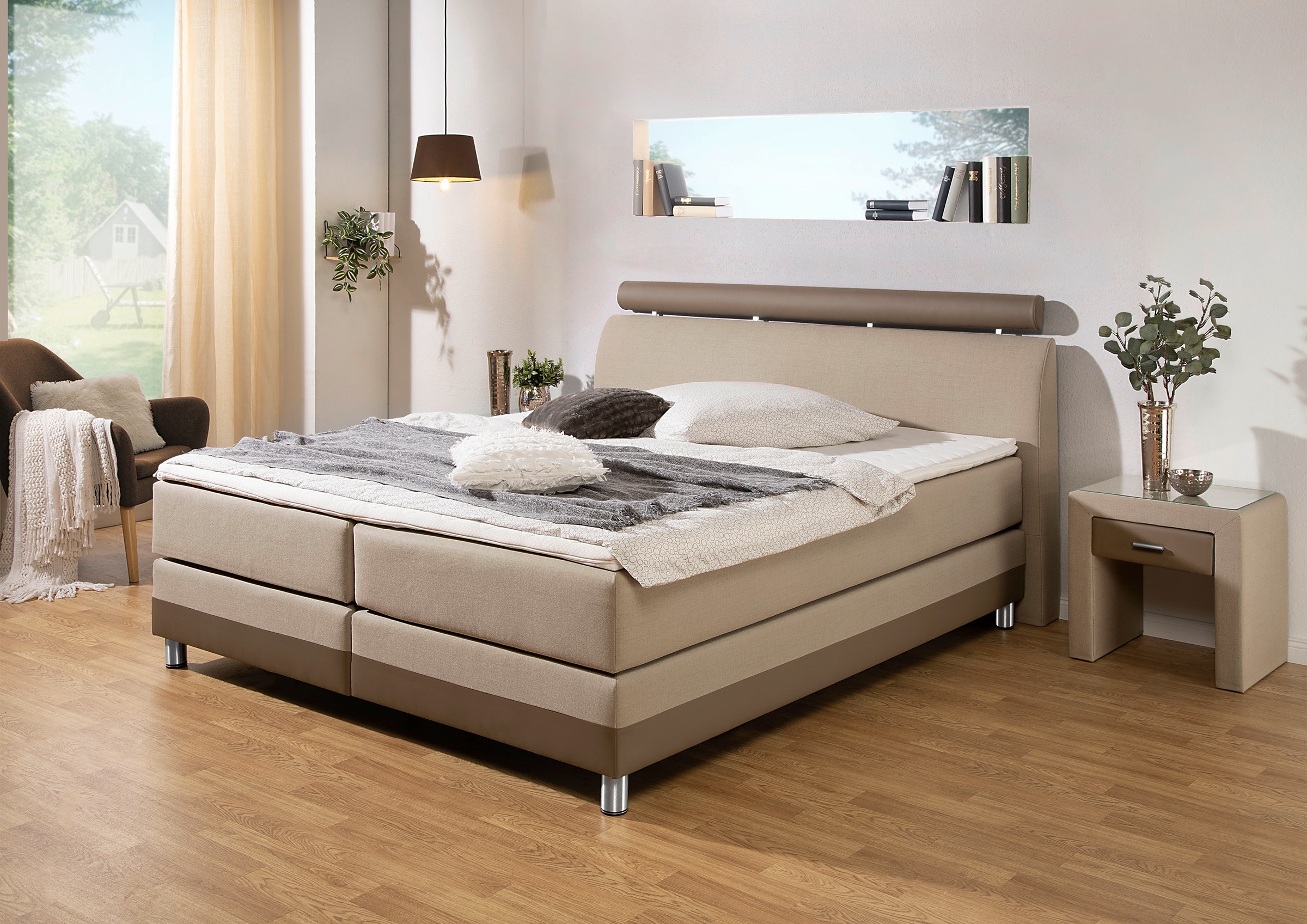 INOSIGN Boxspringbett, in H2, H3 oder H4 erhältlich günstig online kaufen