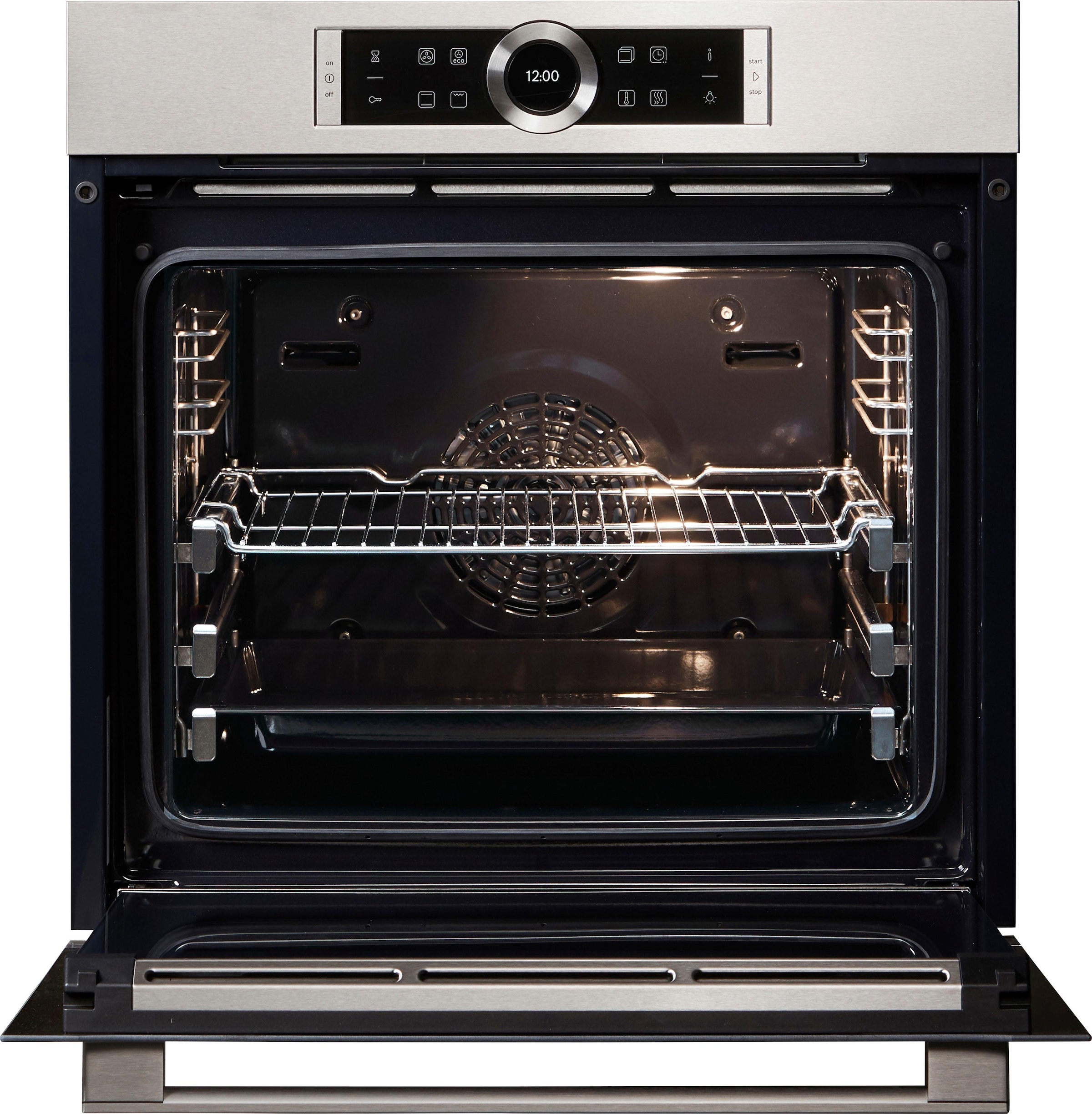 5. Bild von BOSCH Einbaubackofen »HBG632TS1«, 8, HBG632TS1, mit 3-fach-Teleskopauszug