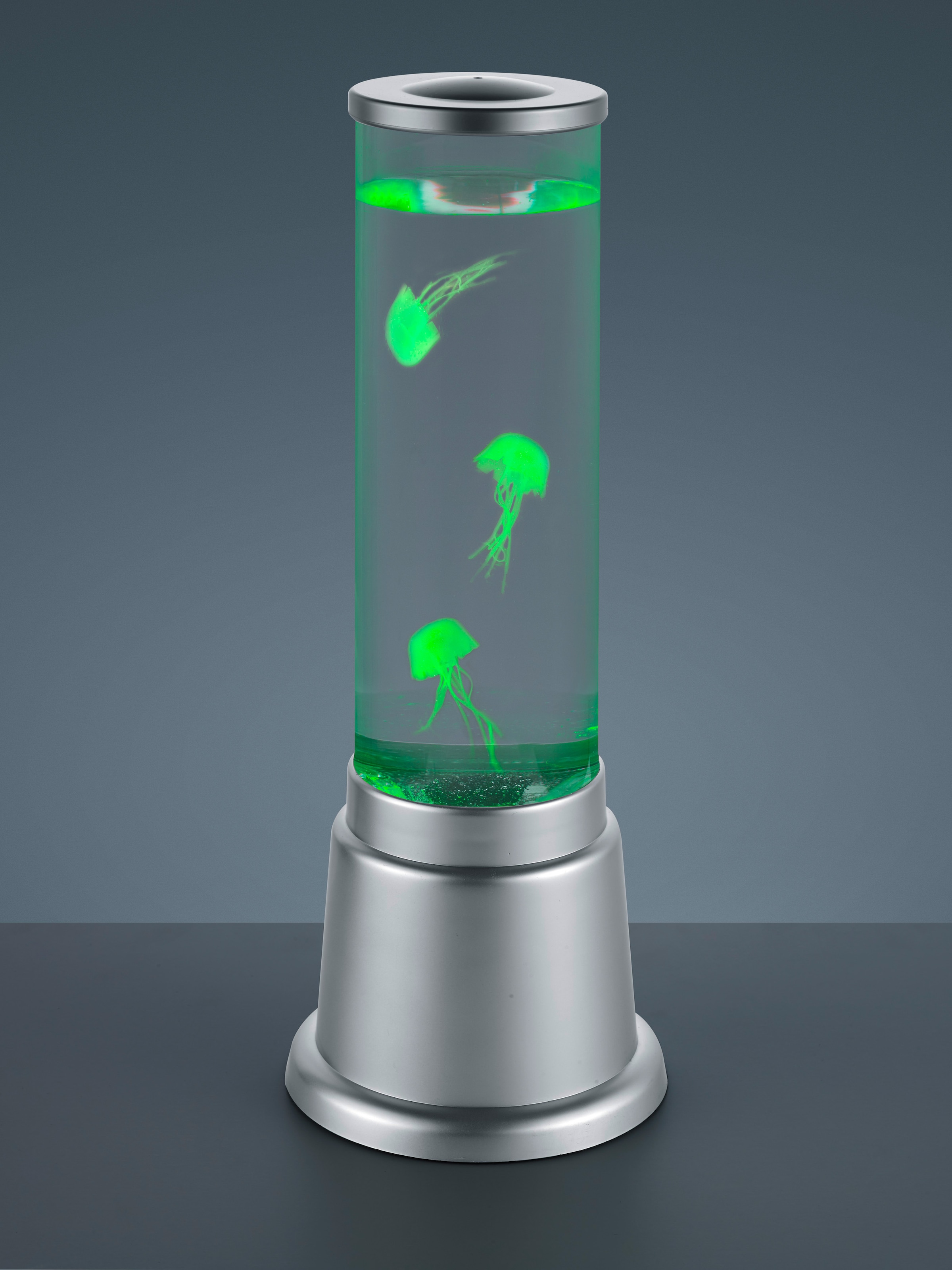 TRIO Leuchten LED Tischleuchte »Jelly«, 1 flammig, Leuchtmittel LED-Board | LED fest integriert, Wassersäule mit Deko Quallen, Dekoleuchte, RGB-Farbwechsler