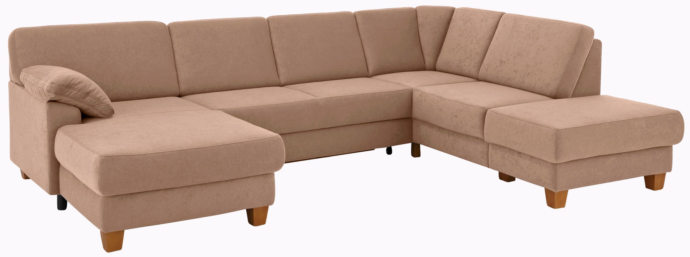 Home affaire Wohnlandschaft »Belfort U-Form« mit Federkern, wahlweise mit B günstig online kaufen