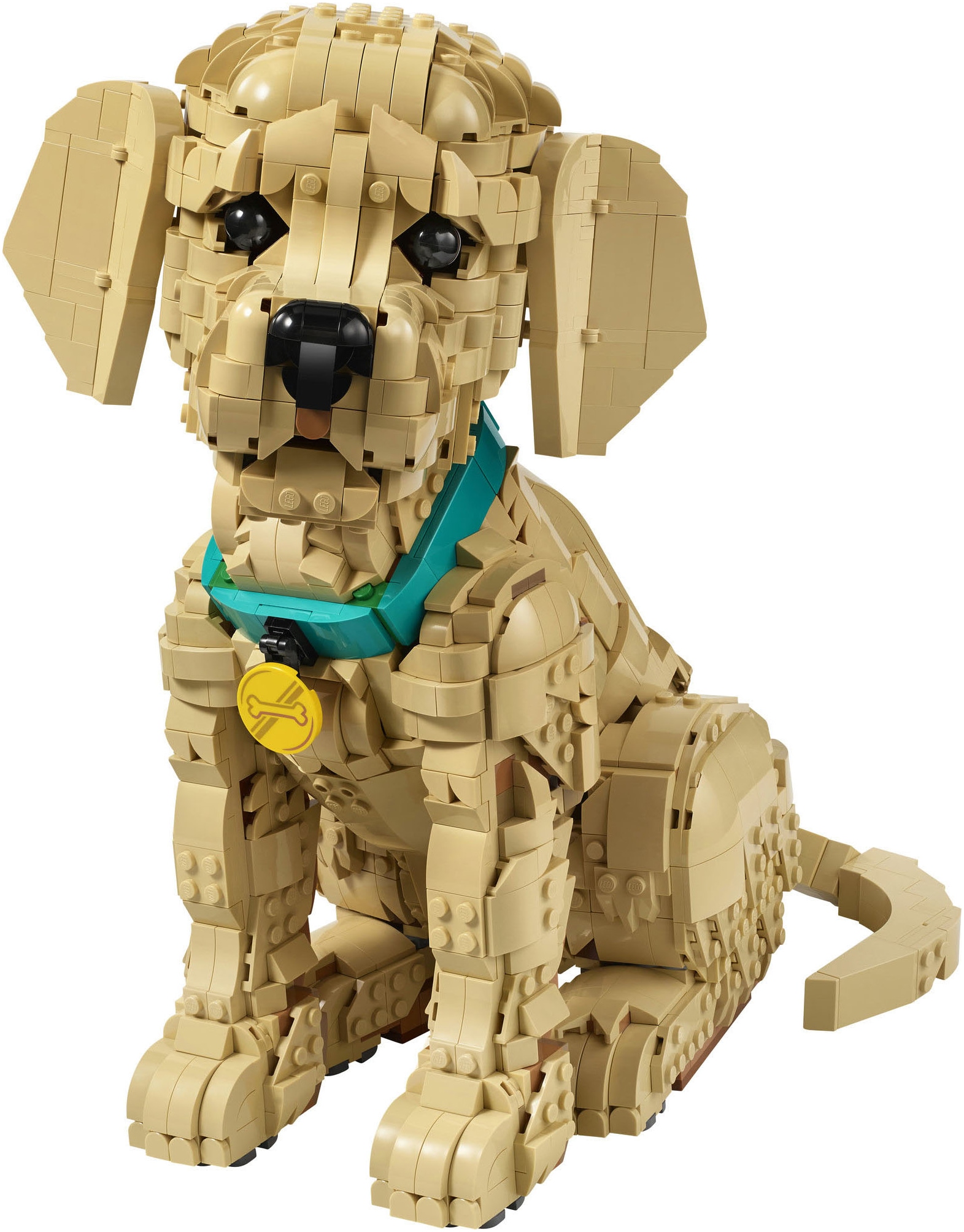 LEGO® Konstruktionsspielsteine »Golden Retriever Welpe (11384), LEGO Icons«
