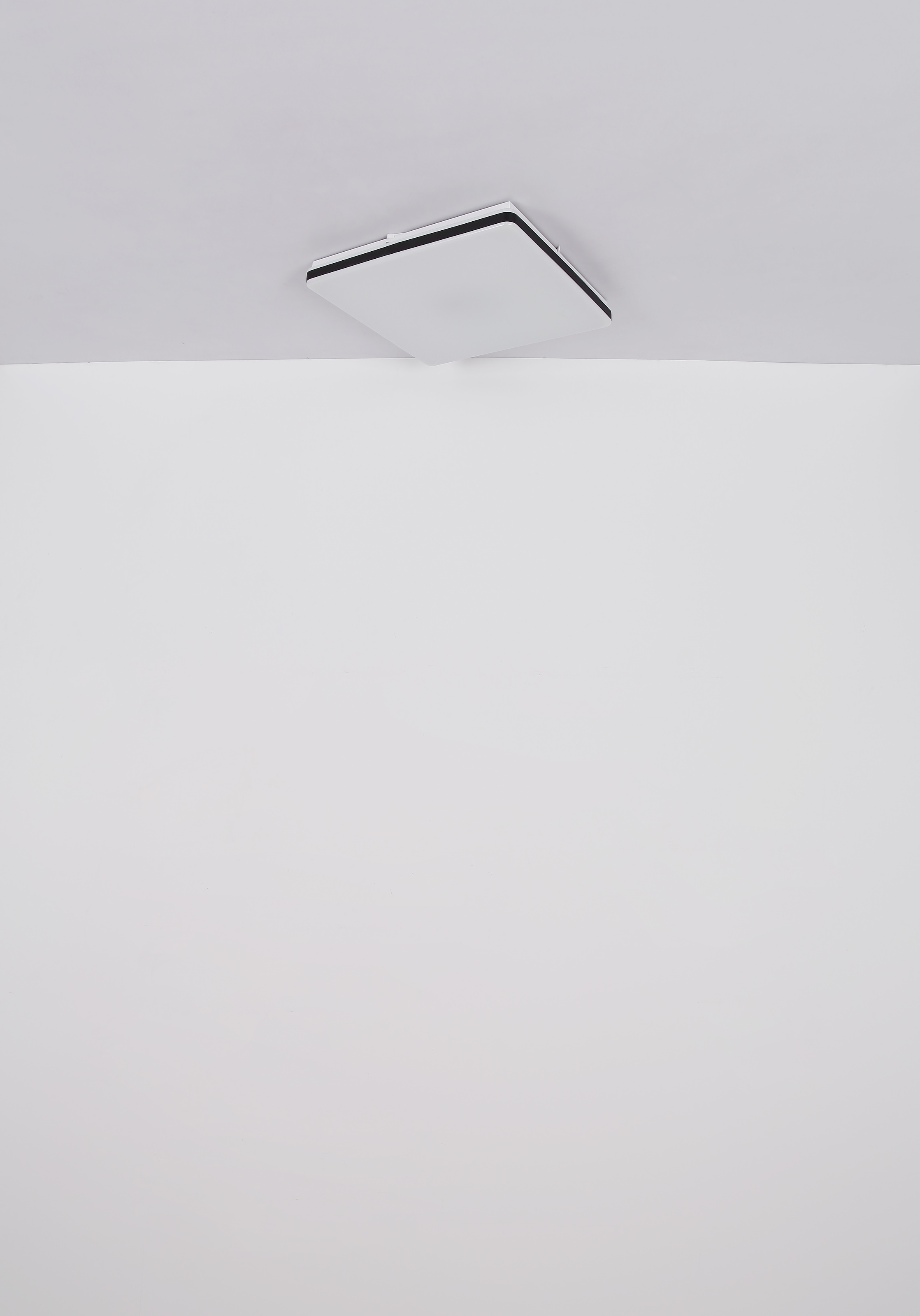 GLOBO LIGHTING LED Deckenleuchte »ULLY«, Leuchtmittel LED-Modul | LED fest integriert, Deckenlampe/quadratisch/Wohnzimmer/Schlafzimmer/CCT 2700-6500K