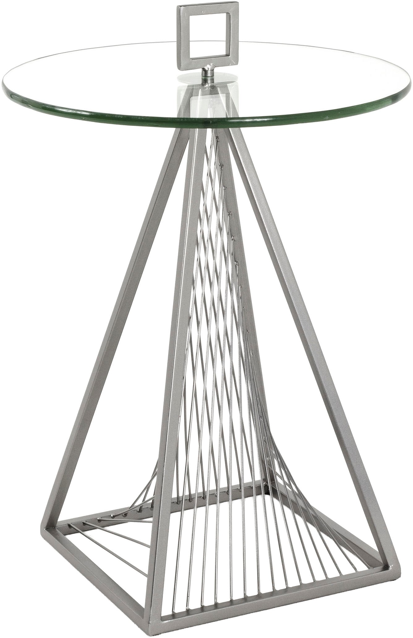 HAKU Beistelltisch »Sofatisch, Wohnzimmertisch« 1 Stk. tlg. rund - aus Metall Grau - Ø/H 45/57 cm