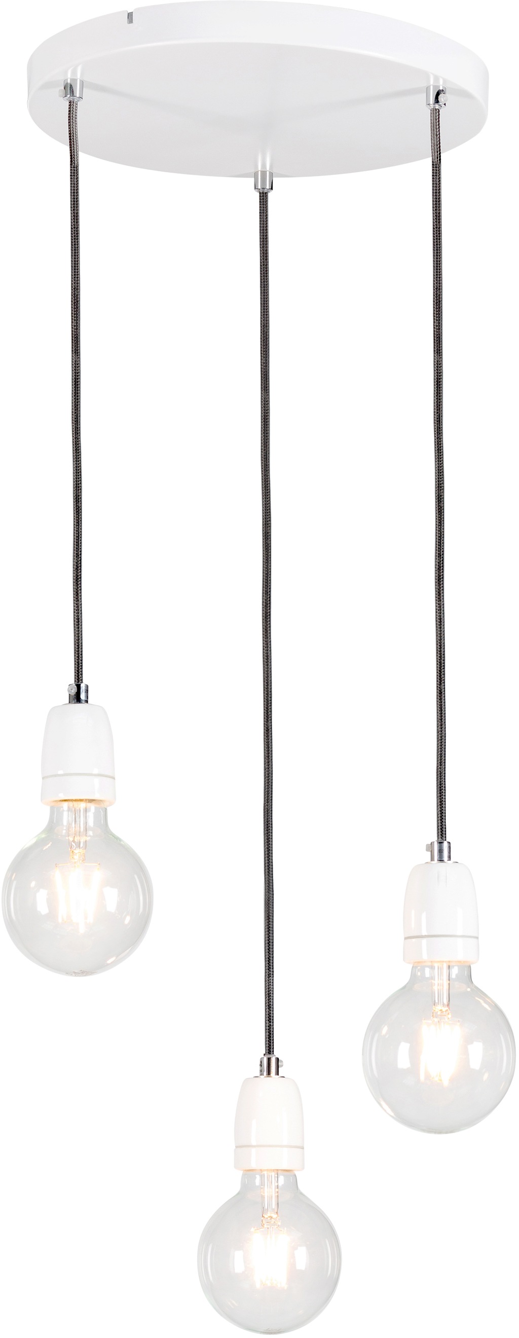 BRITOP LIGHTING Hängeleuchte »Porcia«, 3 flammig, Leuchtmittel E27   ohne L günstig online kaufen