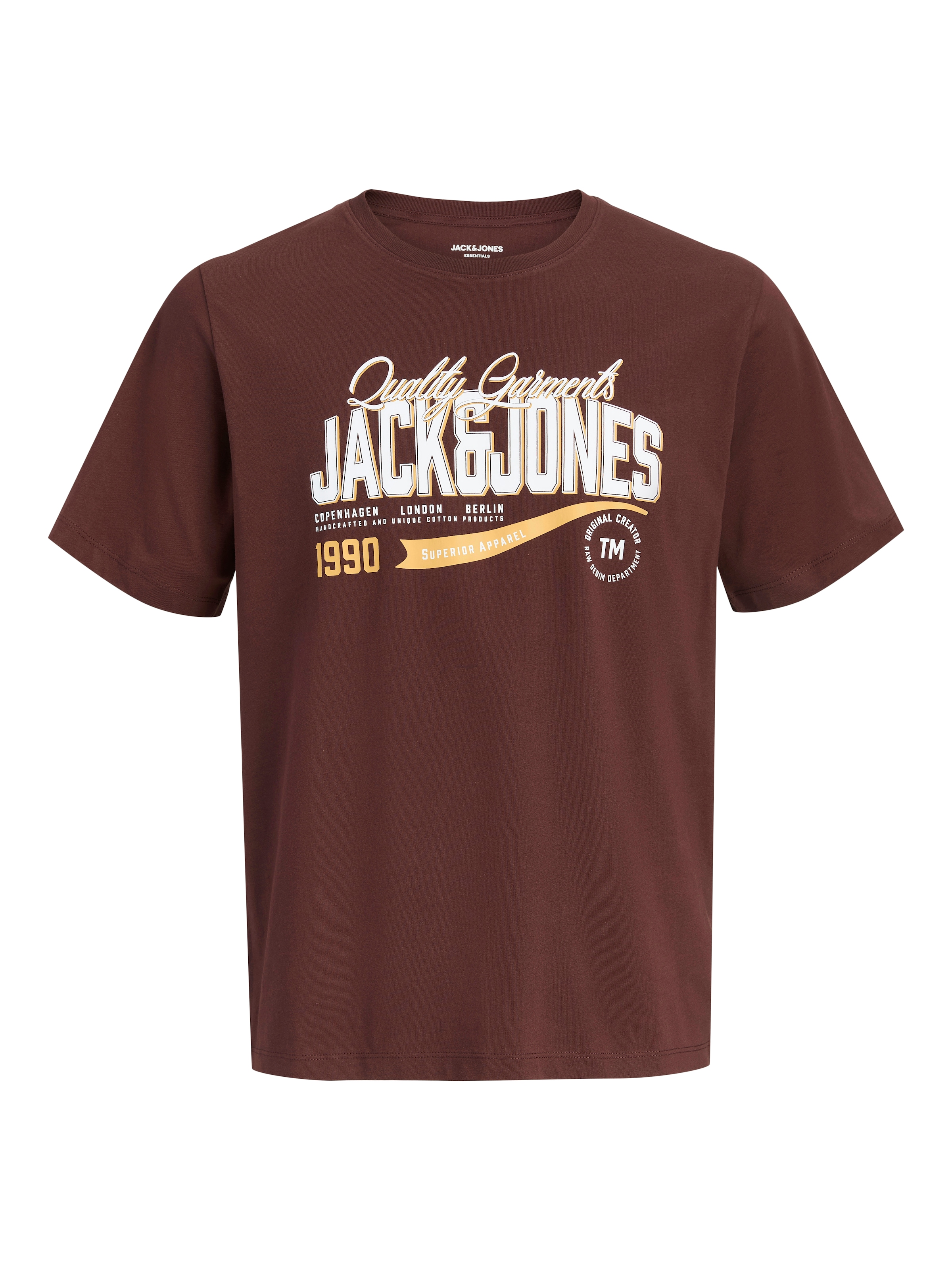 Jack & Jones T-Shirt »JJELOGO TEE SS O-NECK 2 COL AW26 SN« Baumwolle, regular fit