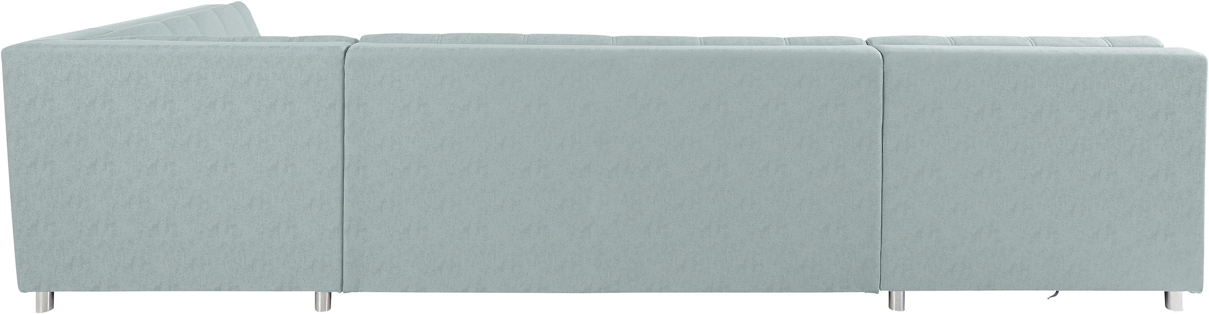 DOMO collection Wohnlandschaft »Aversa U-Form«, wahlweise mit Bettfunktion, frei im Raum stellbar
