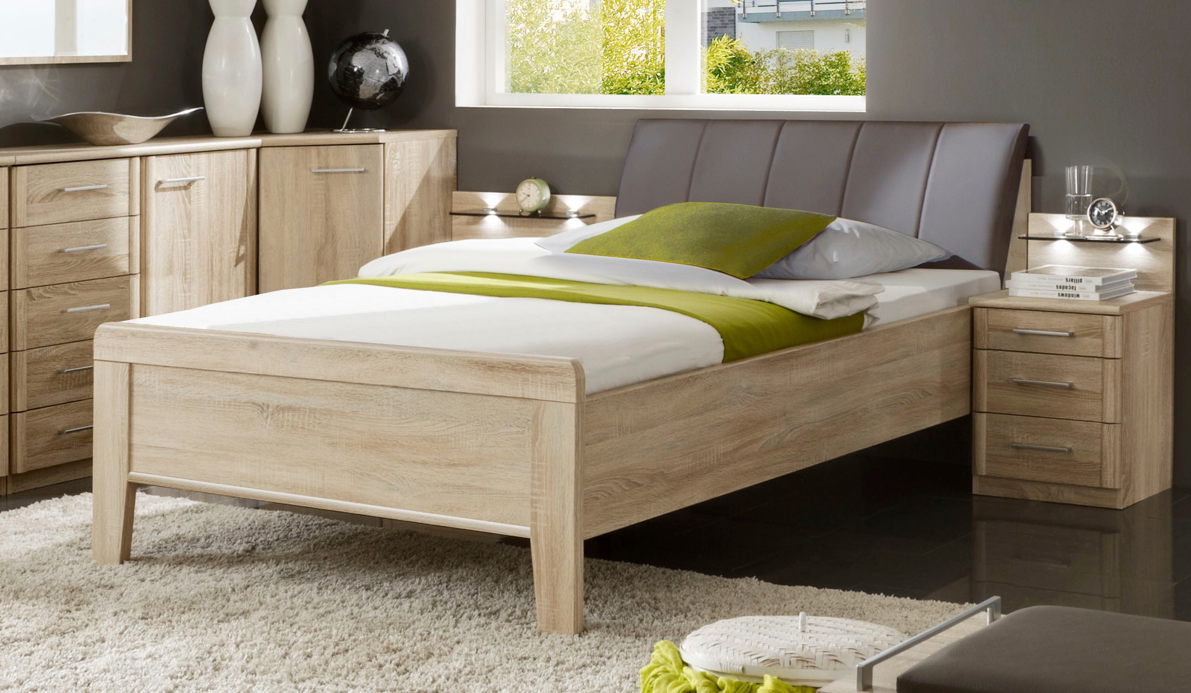 WIEMANN Holzbett »Meran« in Komforthöhe günstig online kaufen