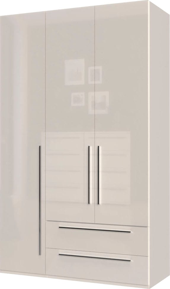 Places of Style Kleiderschrank "Piano", beige, UV lackiert hochglänzend, So günstig online kaufen