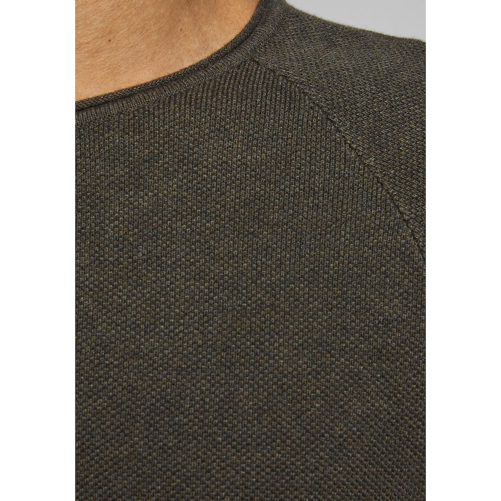 Jack & Jones Rundhalspullover »HILL KNIT«