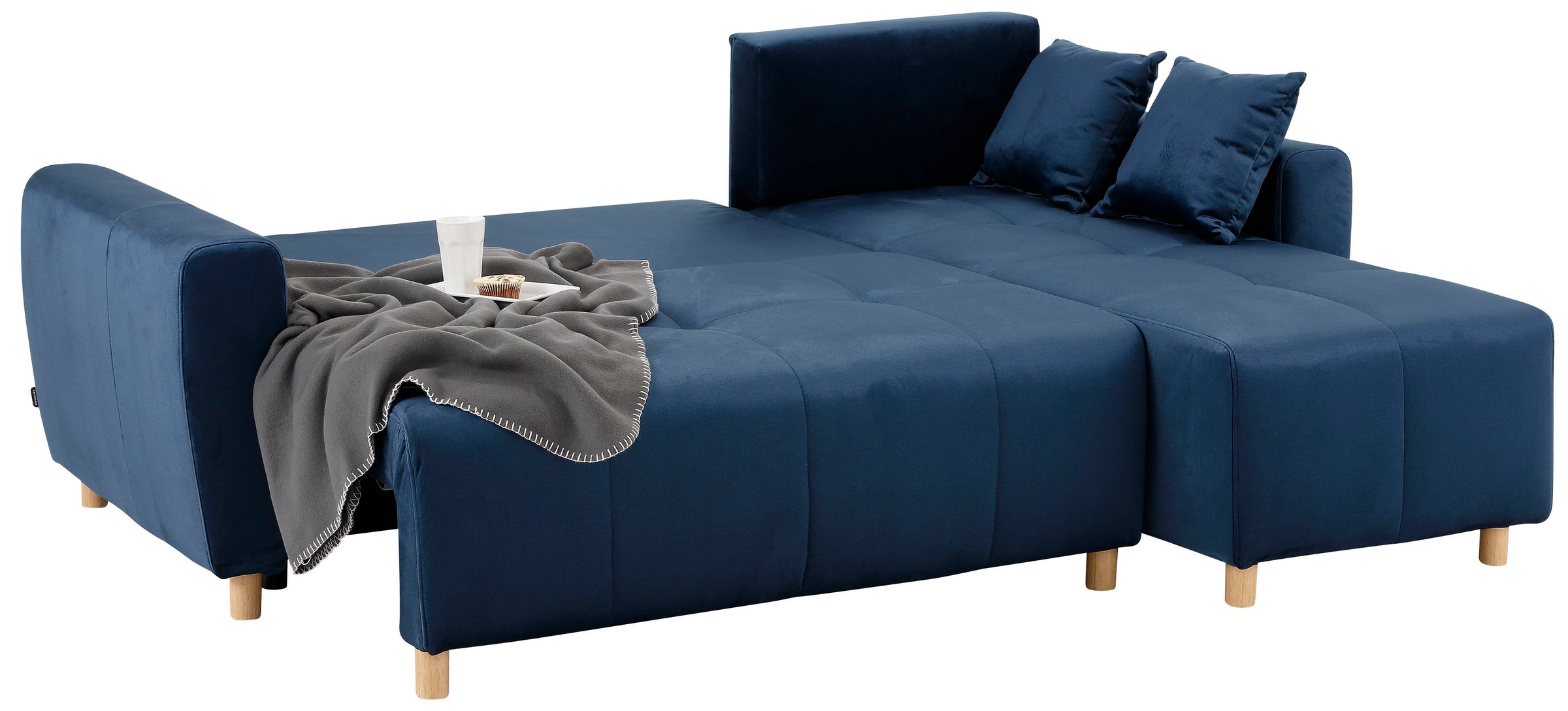 Home affaire Ecksofa »Scania L-Form«, wahlweise mit Bettfunktion und Bettkasten
