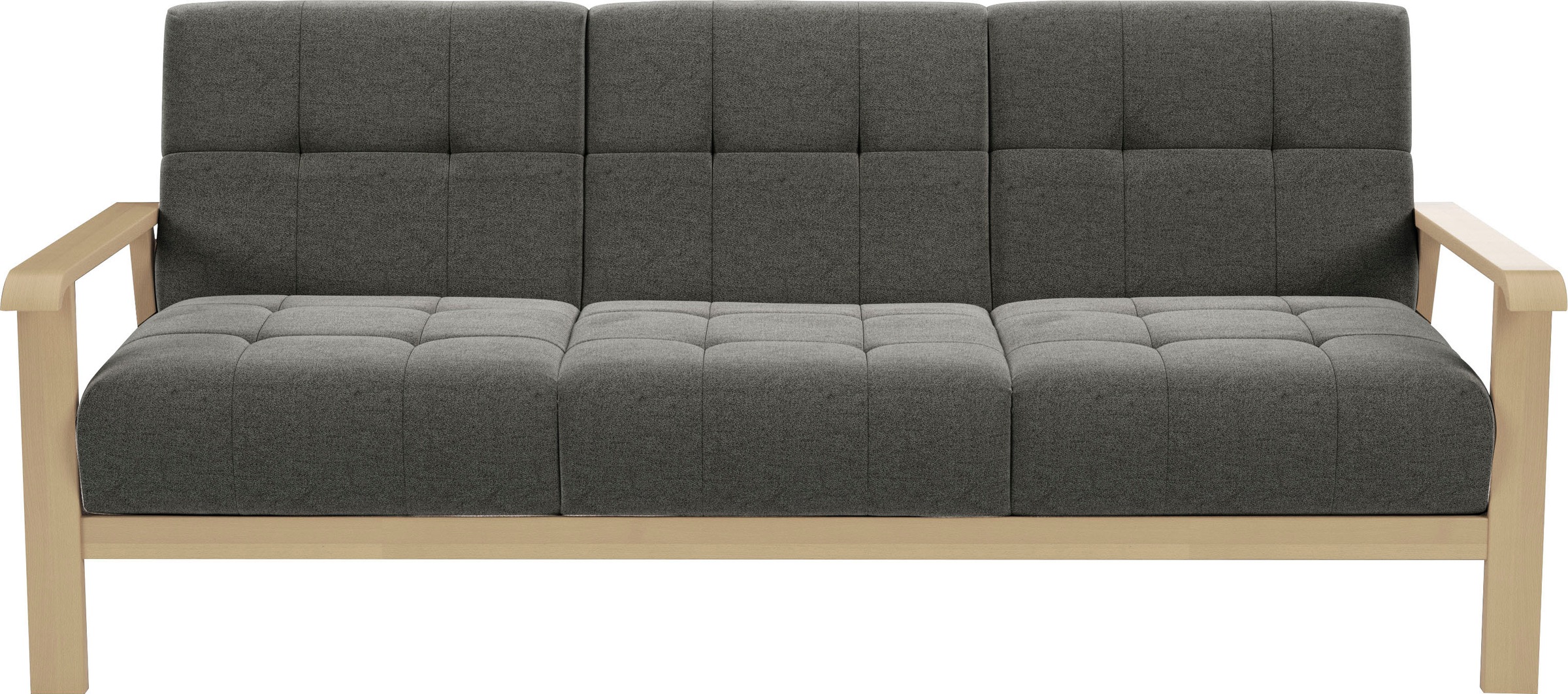 sit&more 3-Sitzer »Billund« Armlehnen aus Buchenholz in natur, verschiedene günstig online kaufen