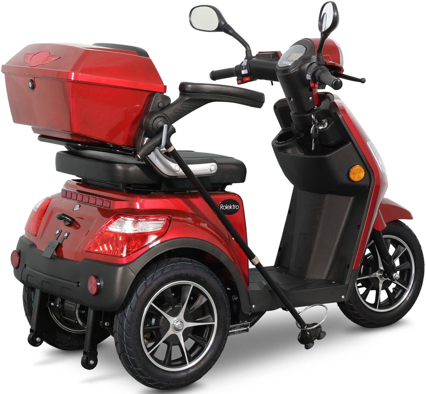 Rolektro Elektromobil »E-Trike 15 V.2«, (mit Topcase)