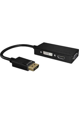 Raidsonic Computer-Adapter »ICY BOX 3-in-1 DisplayPort zu HDMI, DVI-D und VGA... kaufen
