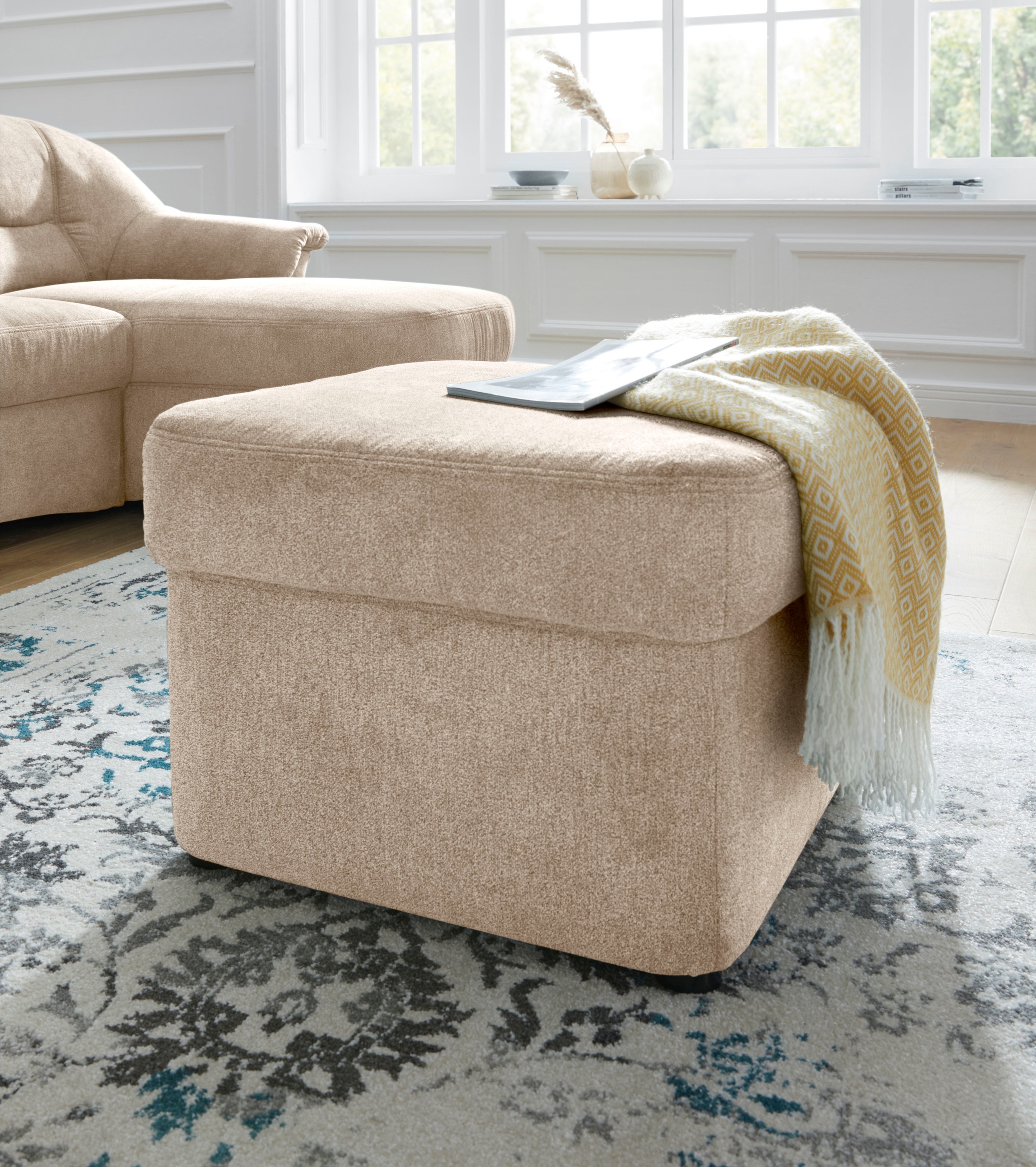 DOMO collection Polsterhocker »Sarafina«
