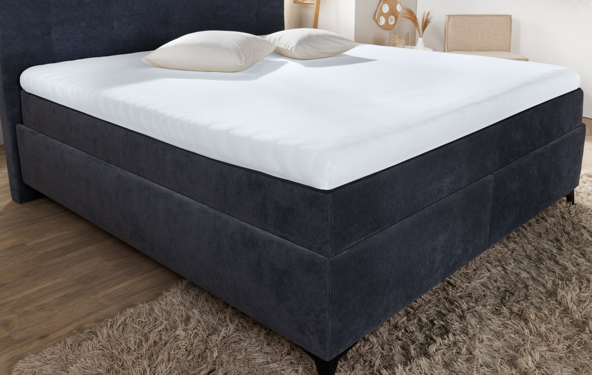 Primera Spannbettlaken »Elasthan-Feinjersey Topper« Aus 95% gekämmter Baumwolle und 5% Elastan