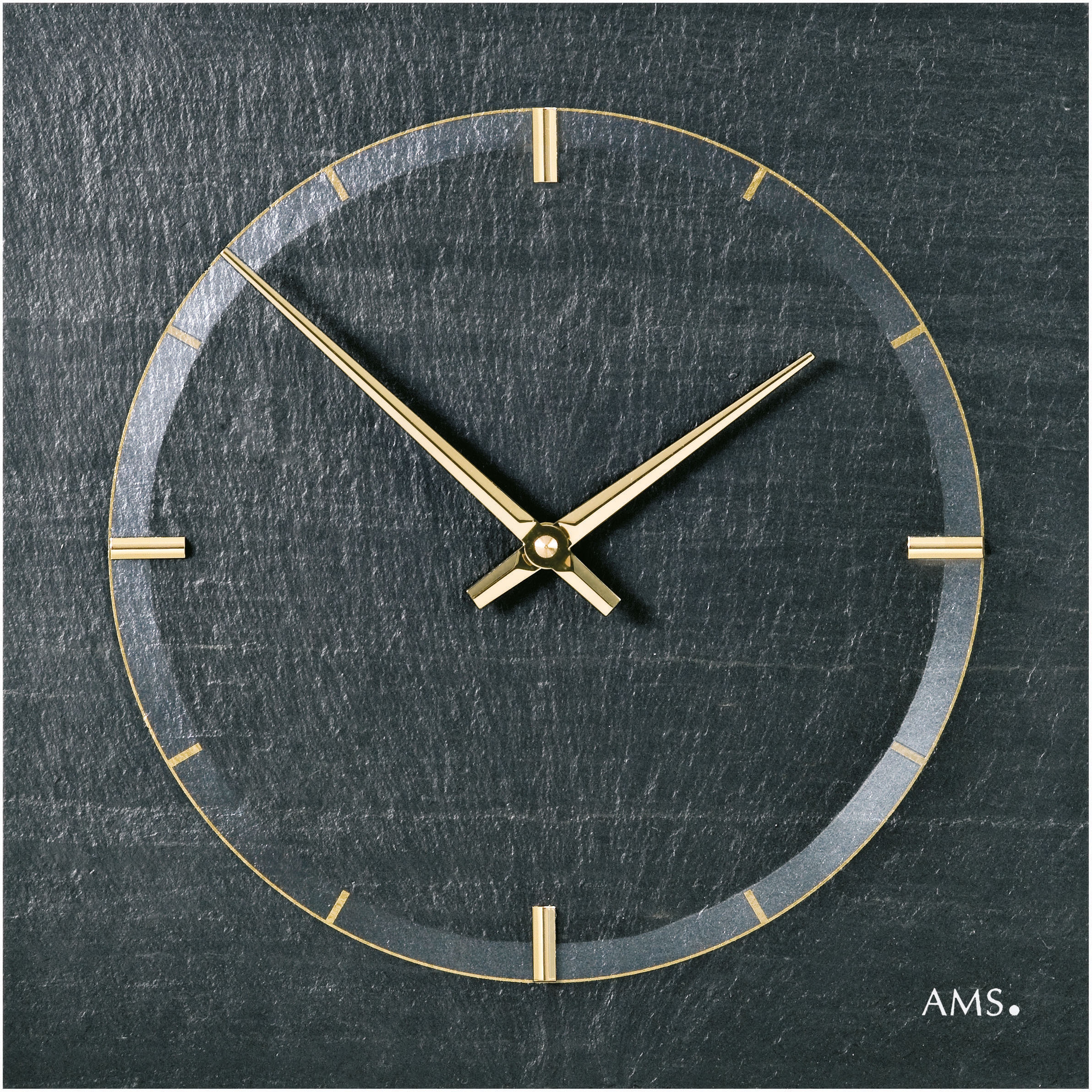 AMS Wanduhr »W9516«, Made in Germany, Schiefer, Wohnzimmer, Esszimmer, Küch günstig online kaufen