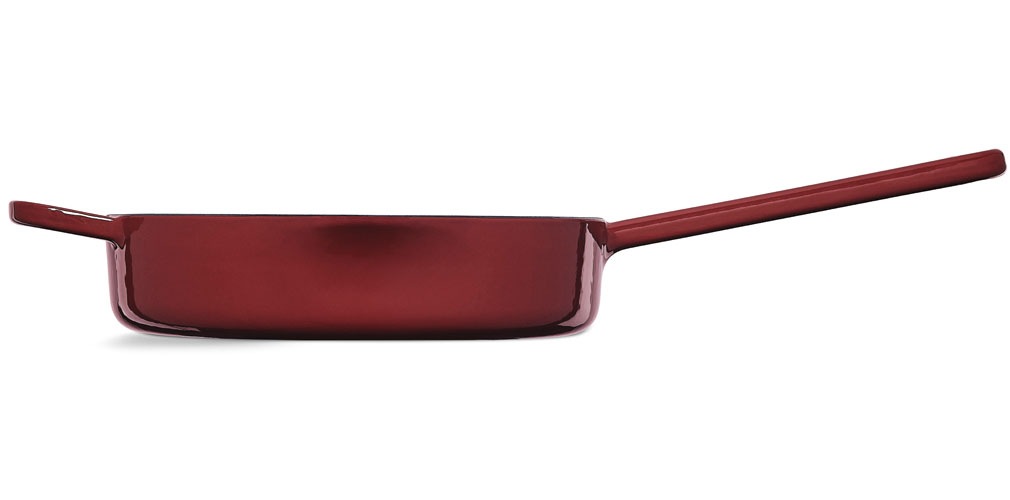 Fissler Bratpfanne »Moments Collection Gusseisen, Pfanne, rund, Schüttrand mit Ausgießern«, Gusseisen, (1 tlg.), Aroma-Bratfläche mit natürlichem Antihafteffekt
