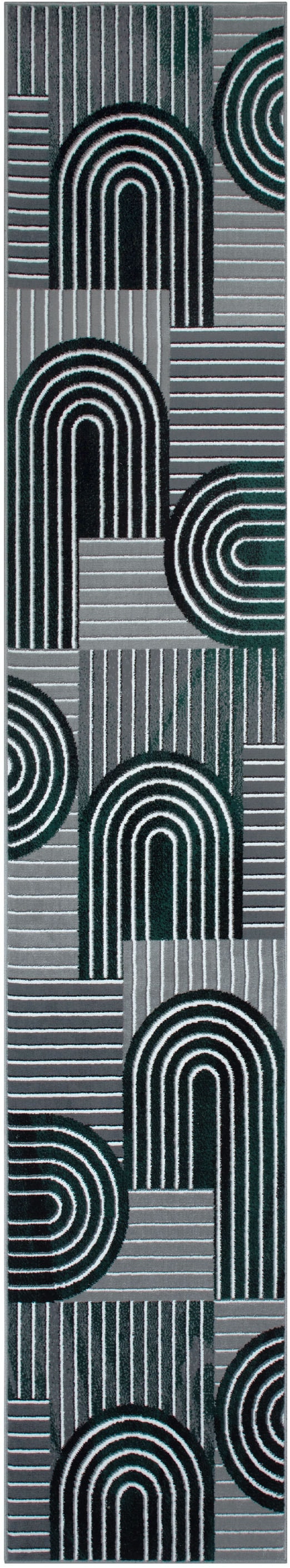 OTTO home Läufer »Lyssandra« rechteckig 8 mm Höhe 3D-Effekt, softer Kurzflor, pflegeleicht, leichter Glanz, Scandi-Look