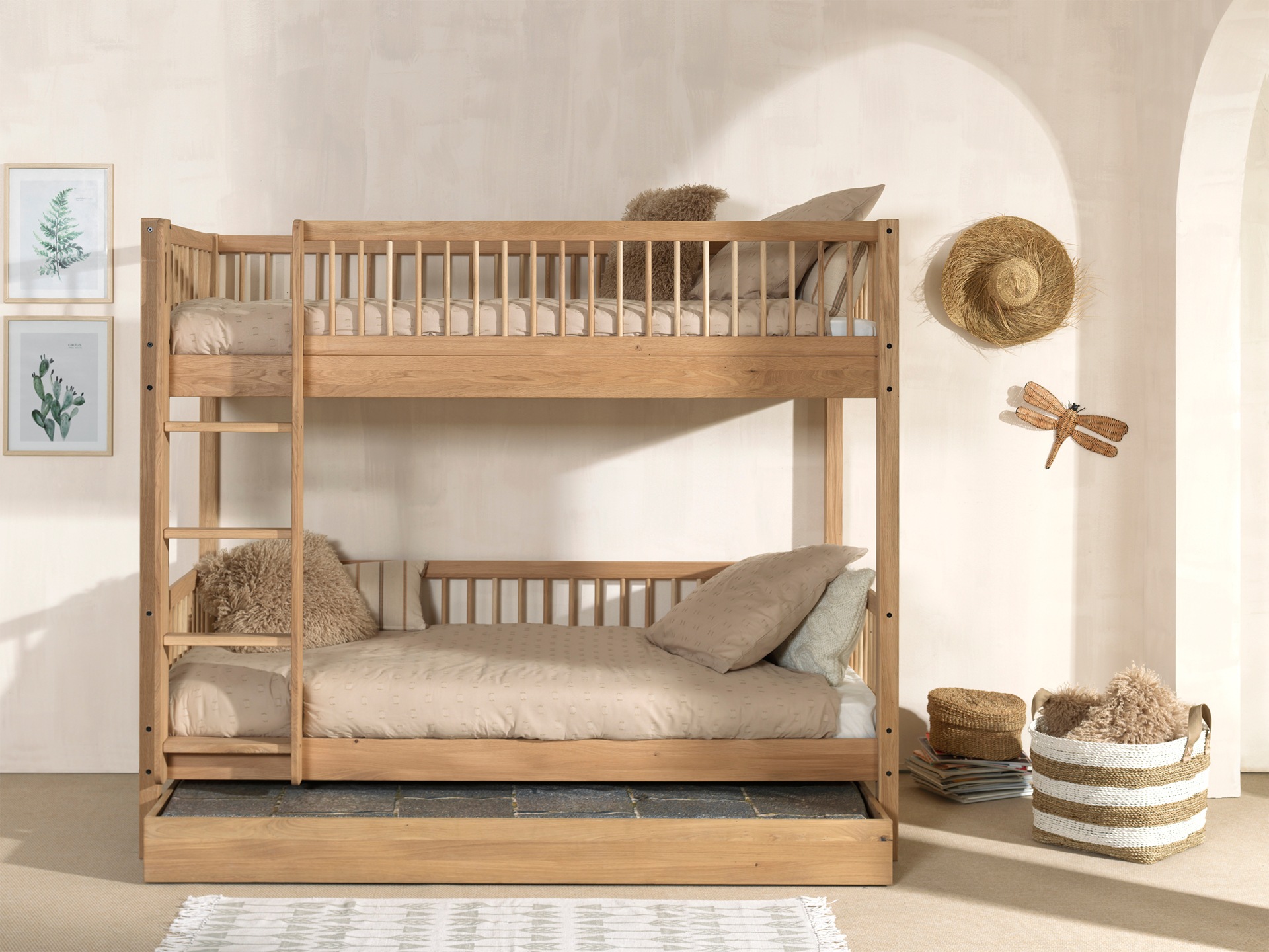 Home affaire Etagenbett »Forrest, Eiche massiv, Made in Europe, langlebige günstig online kaufen