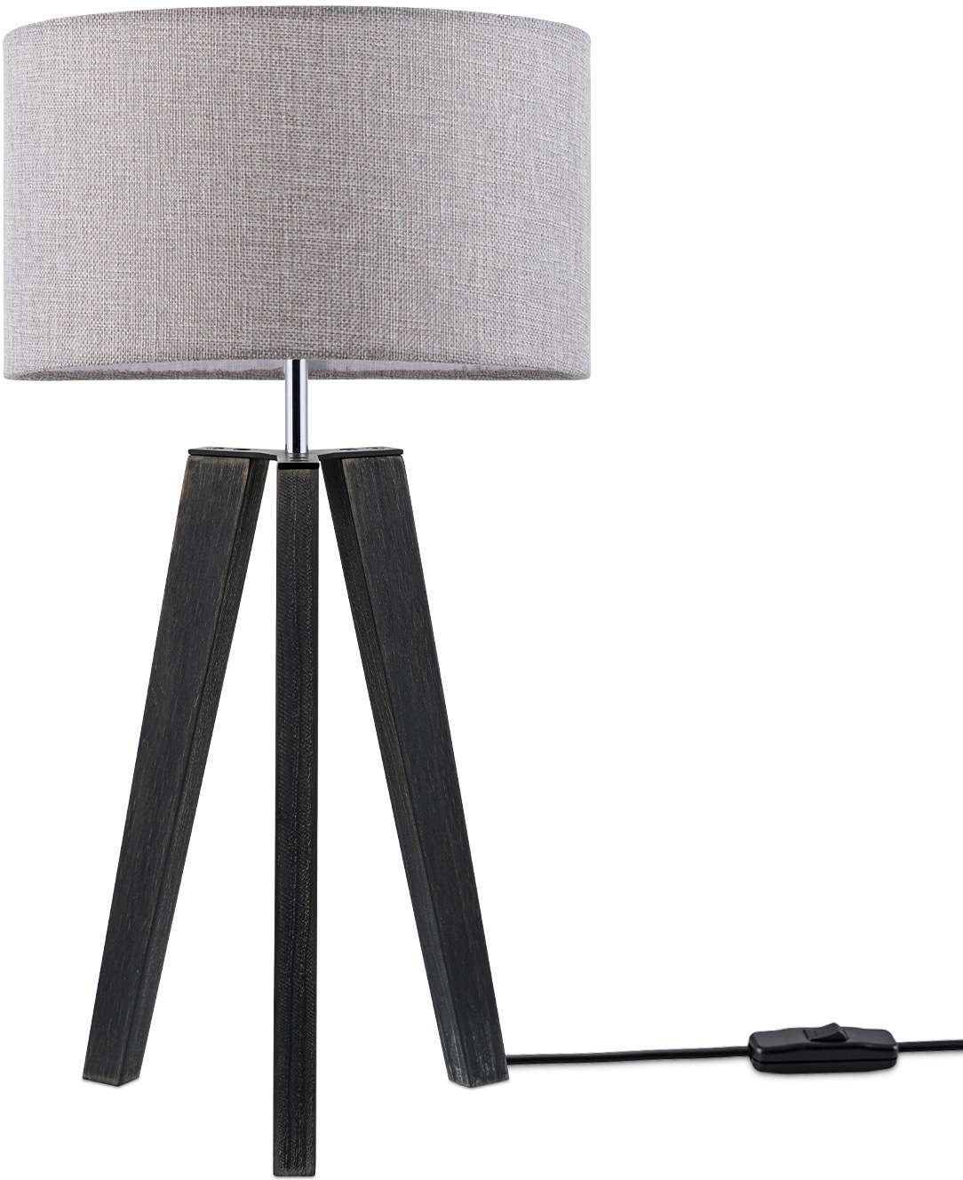 Paco Home Tischleuchte »Canvas uni Color«, 1 flammig, Leuchtmittel E27   oh günstig online kaufen
