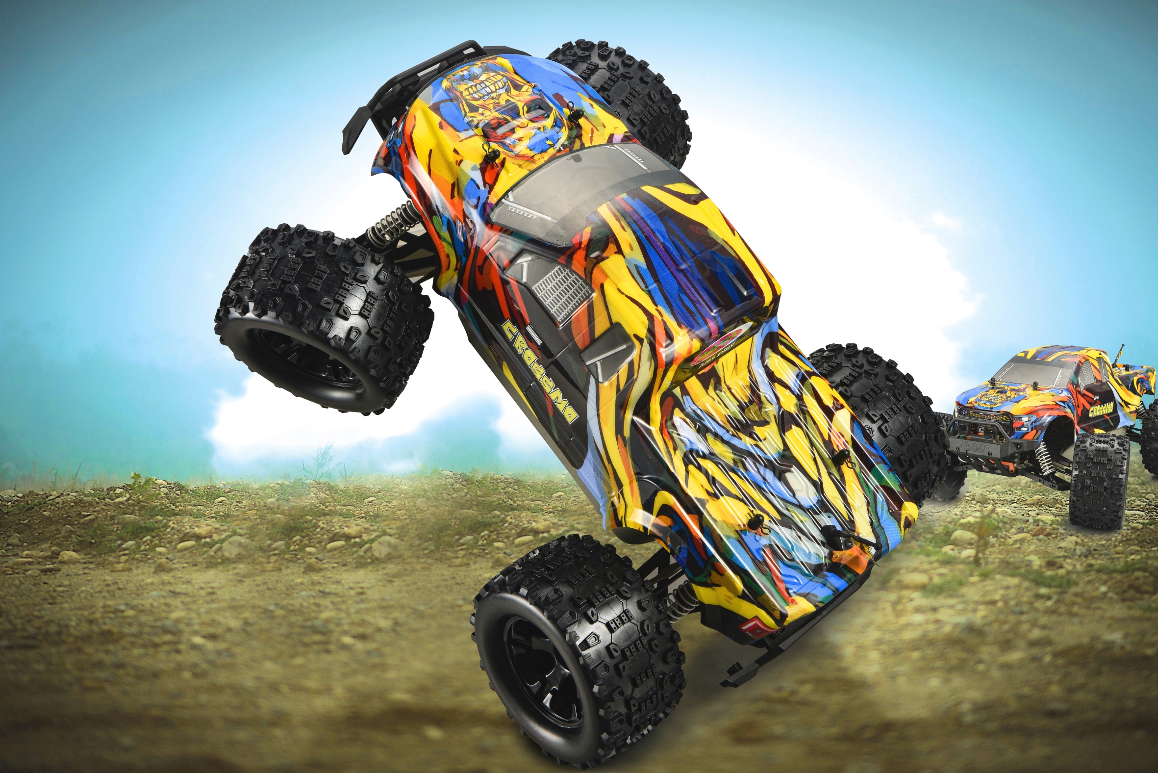 Jamara RC-Monstertruck »Crossmo Monstertruck 4WD«, 1:10, 2,4 GHz