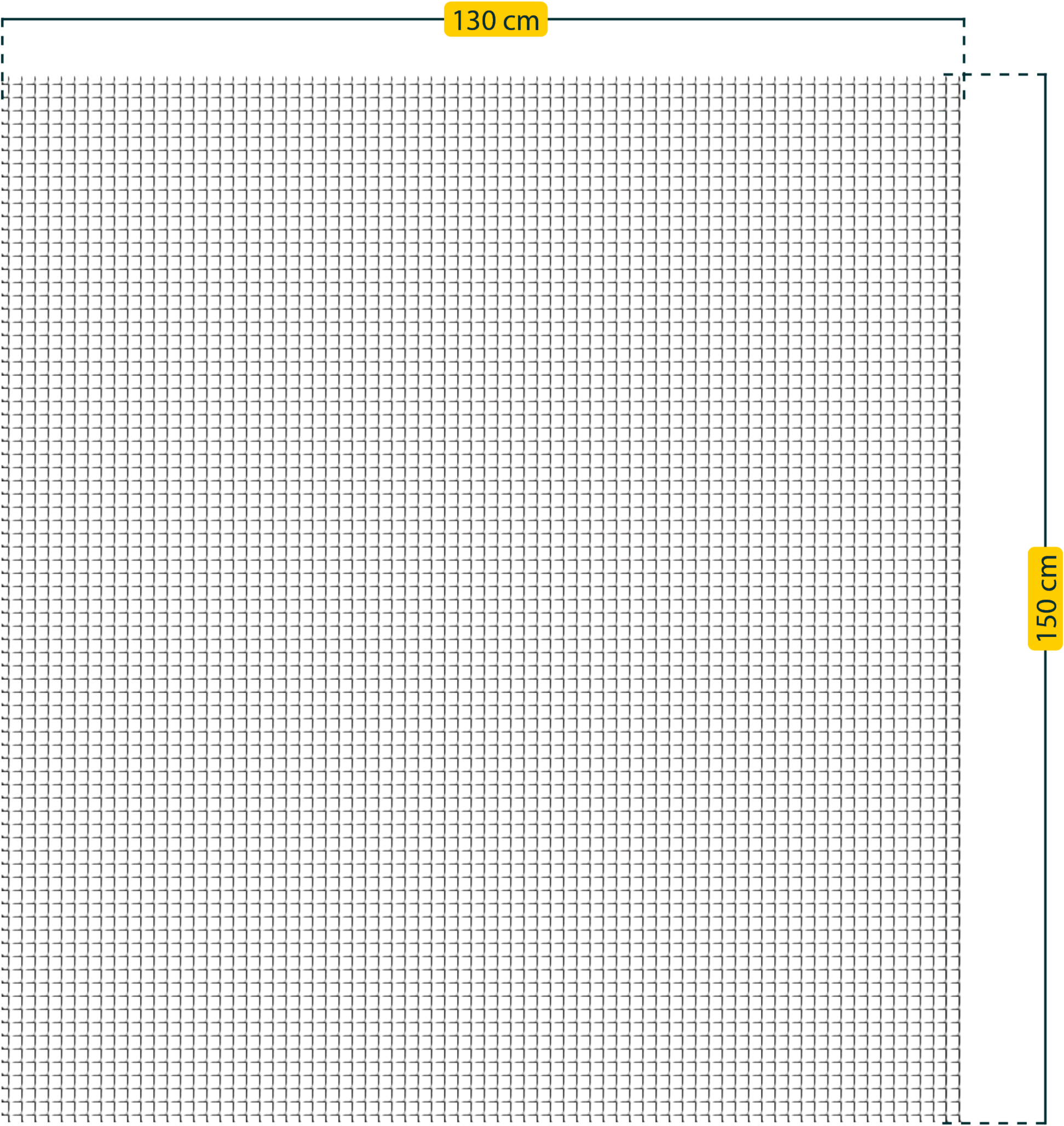 SCHELLENBERG Fliegengitter-Gewebe »für Fenster ohne bohren«, Insektenschutz mit Klettband, 130 x 150 cm, weiß