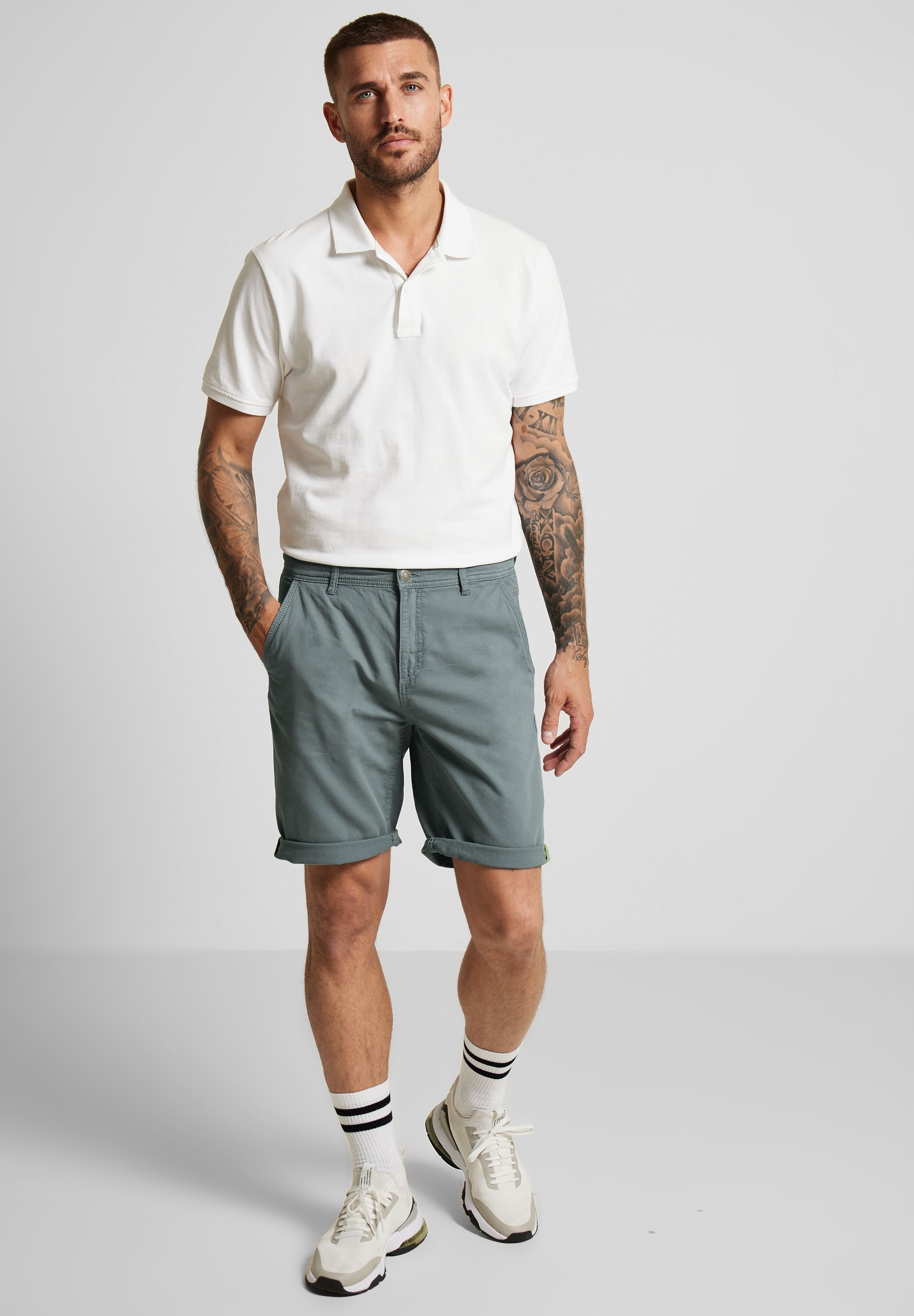 3. Bild von STREET ONE MEN Shorts, mit Struktur