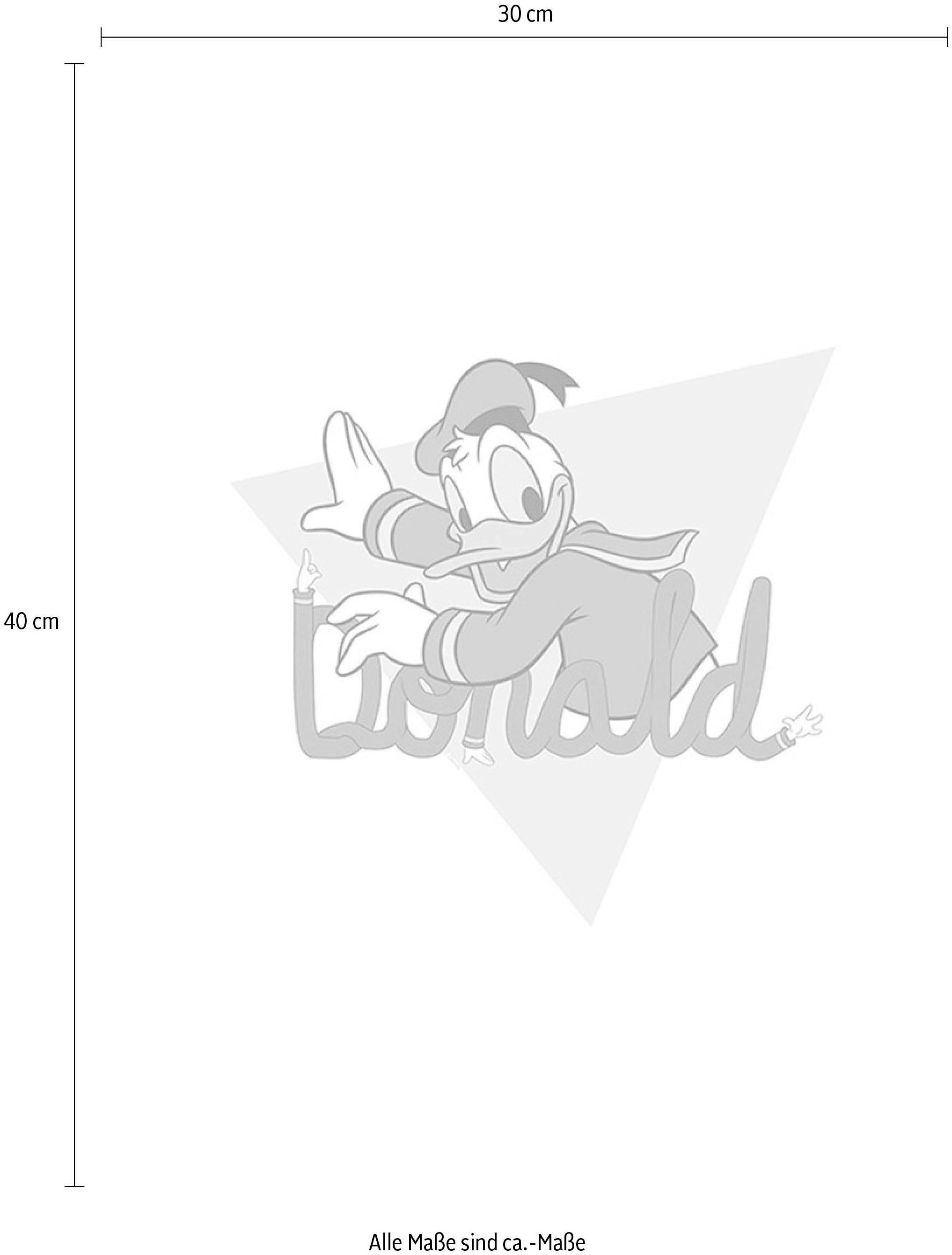 Komar Bild »Donald Duck Triangle« Disney 1 Stk. tlg. Wandbild zur Dekoration im Kinderzimmer - ohne Rahmen