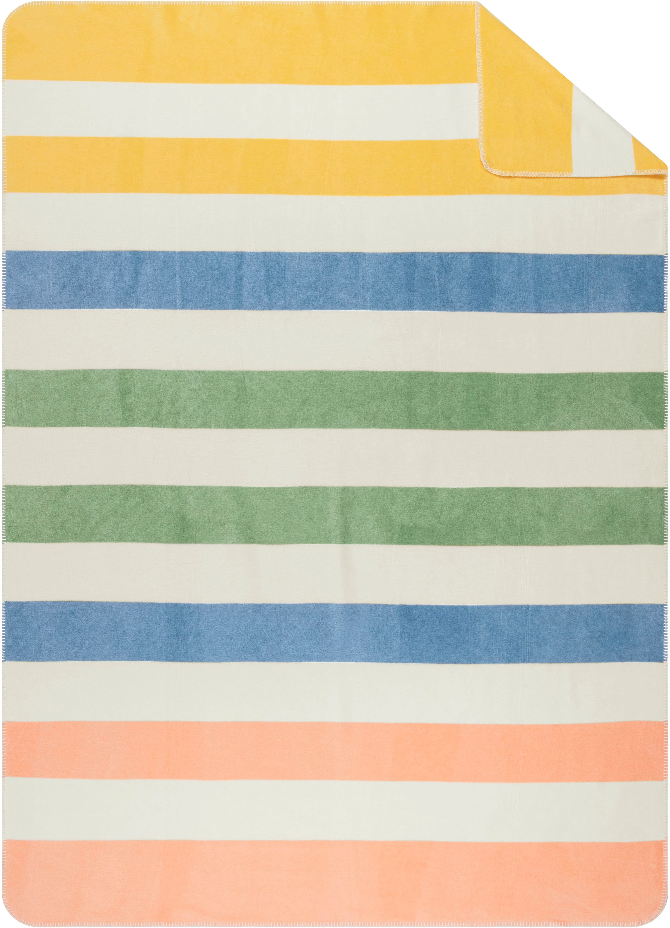 IBENA Wohndecke »Haifa« mit modernen Blockstreifen