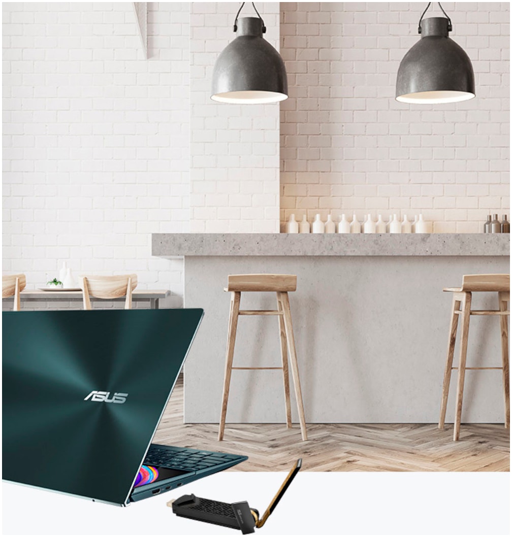 Asus Netzwerk-Adapter »USB-AX56 Dual Band AX1800«, USB-WLAN-Adapter ohne Ständer