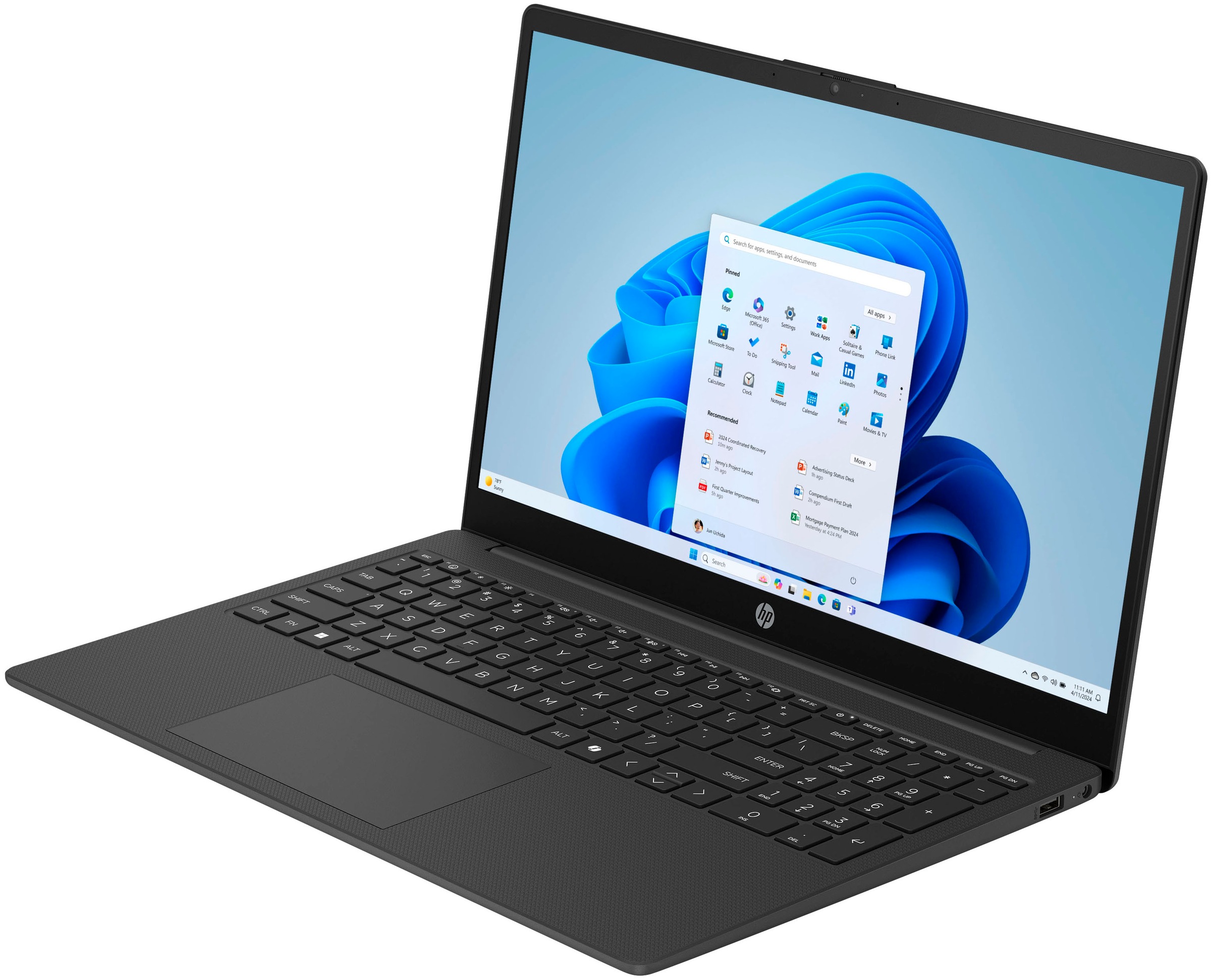 HP Notebook »15-fc103Xngx« 39,6 cm / 15,6 ″ AMD Ryzen 3 Radeon™ 610M 256 GB SSD