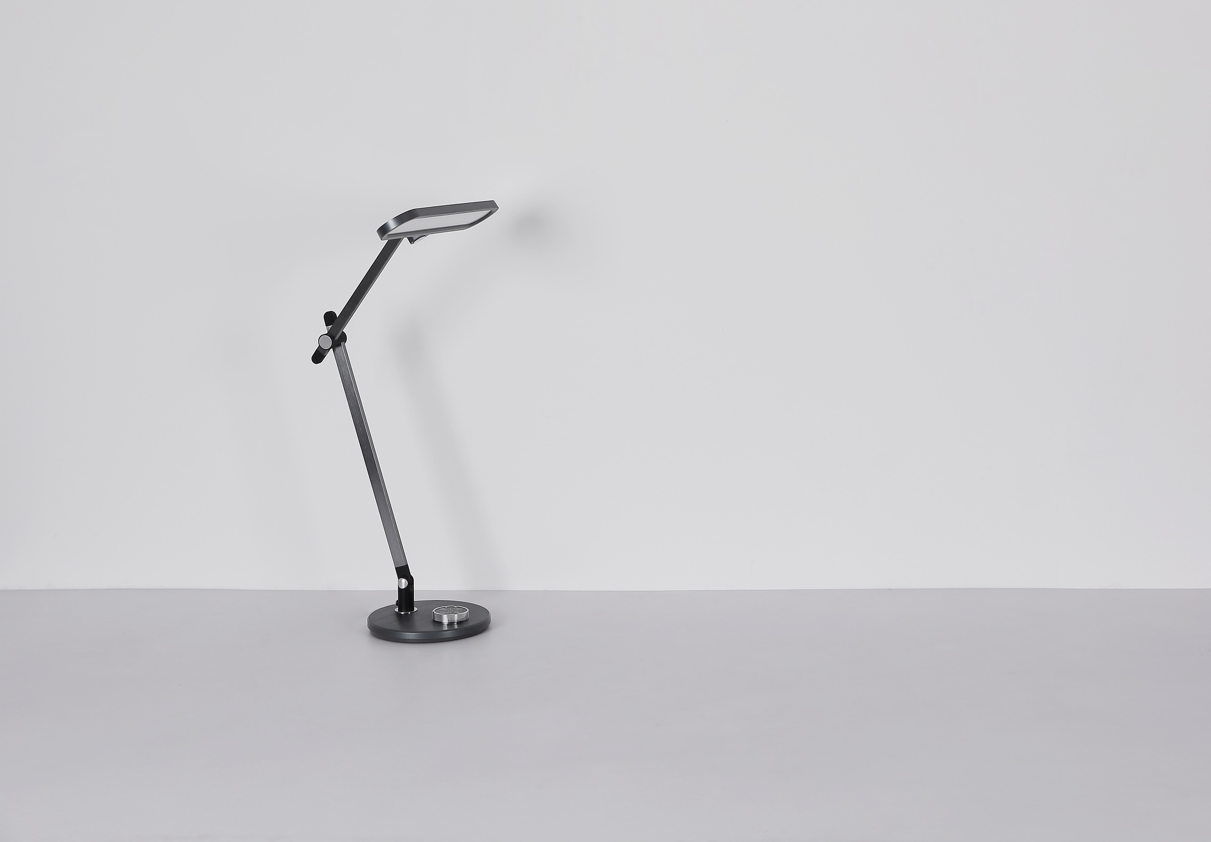 GLOBO LIGHTING LED Tischleuchte »BERLETTA«, Leuchtmittel LED-Modul | LED fest integriert, Tischlampe/Arbeitszimmer/Bürotischleuchte/grau/beweglich
