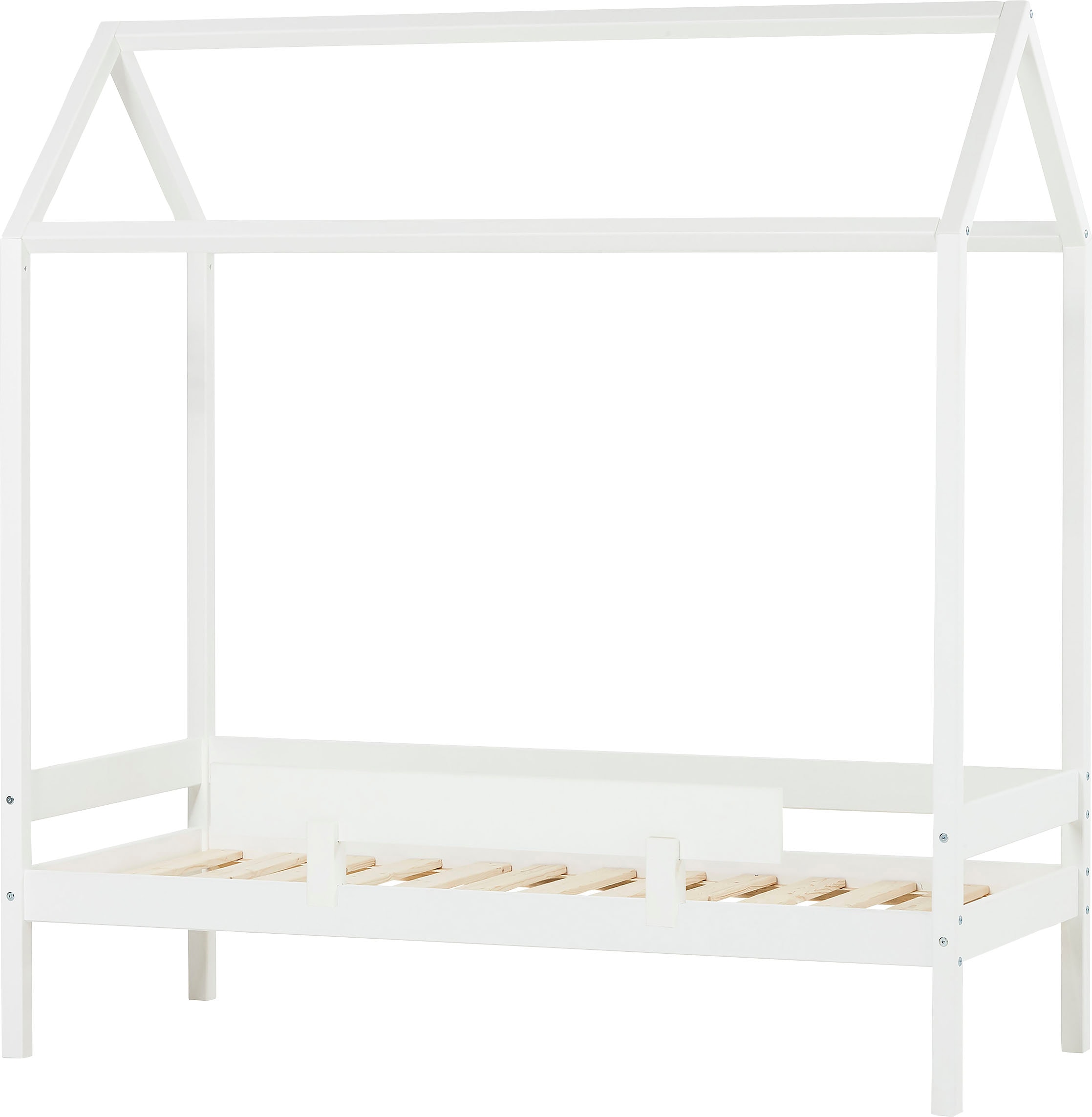 Hoppekids Kinderbett »ECO Dream«, Hausbett mit Dach wahlweise mit Rausfallschutz