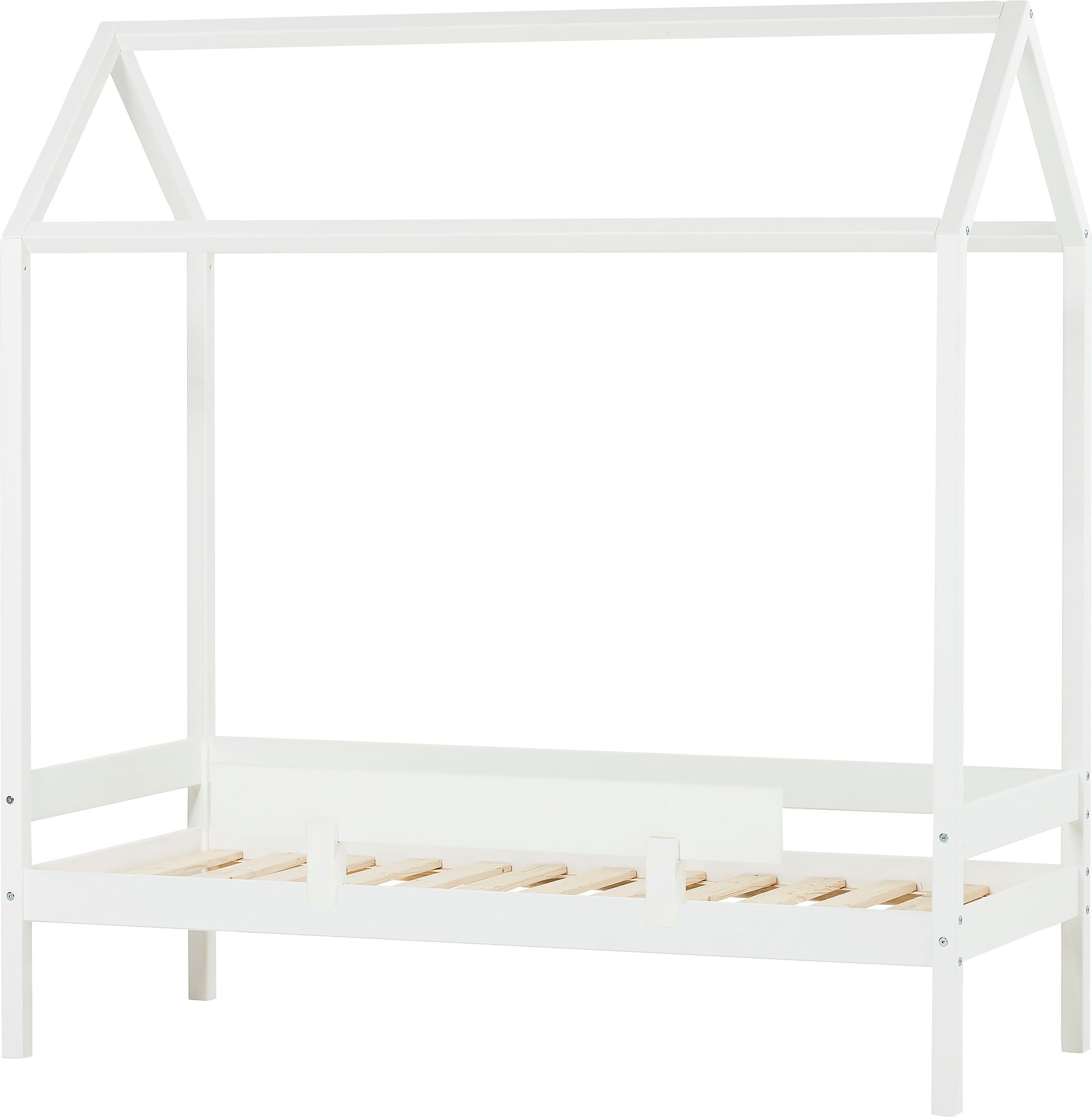 Hoppekids Kinderbett "ECO Comfort Bett" Hausbett mit Dach wahlweise mit Rau günstig online kaufen