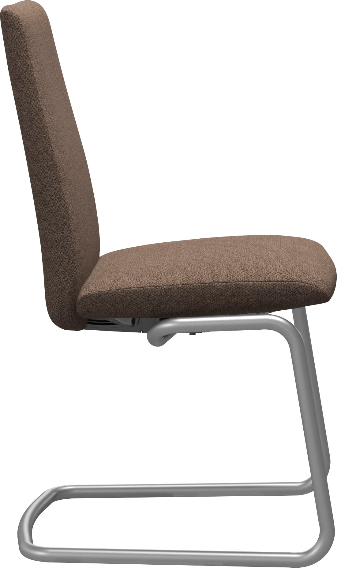 Stressless® Polsterstuhl »Laurel«, ROHLEDER Stoff Q2 FARON, Low Back, Größe M, mit Beinen aus Stahl in Chrom matt