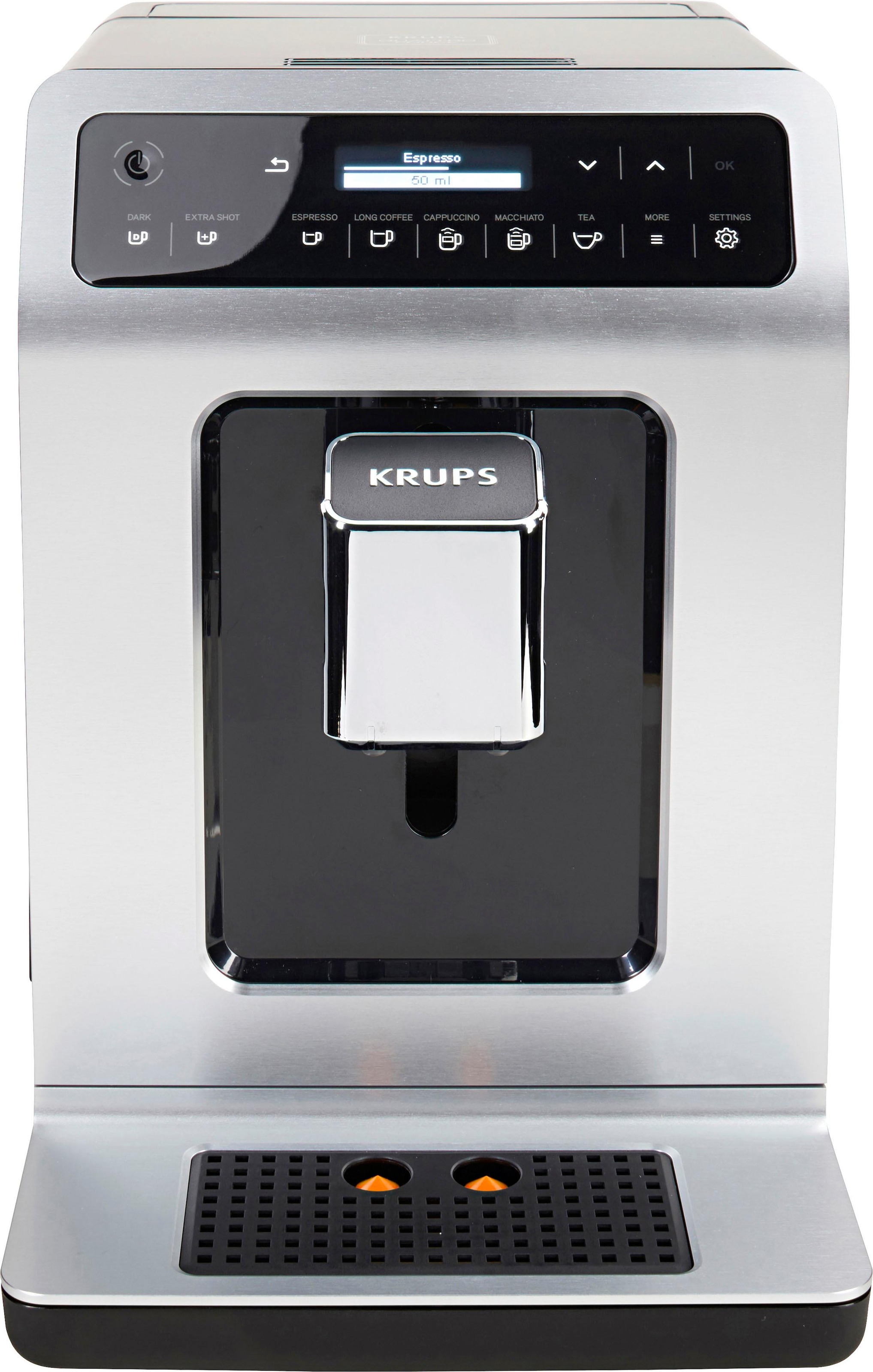 Krups Kaffeevollautomat »EA891D Evidence«, 12 Kaffee- und 3 Tee-Variationen, OLED-Display und Touchscreen