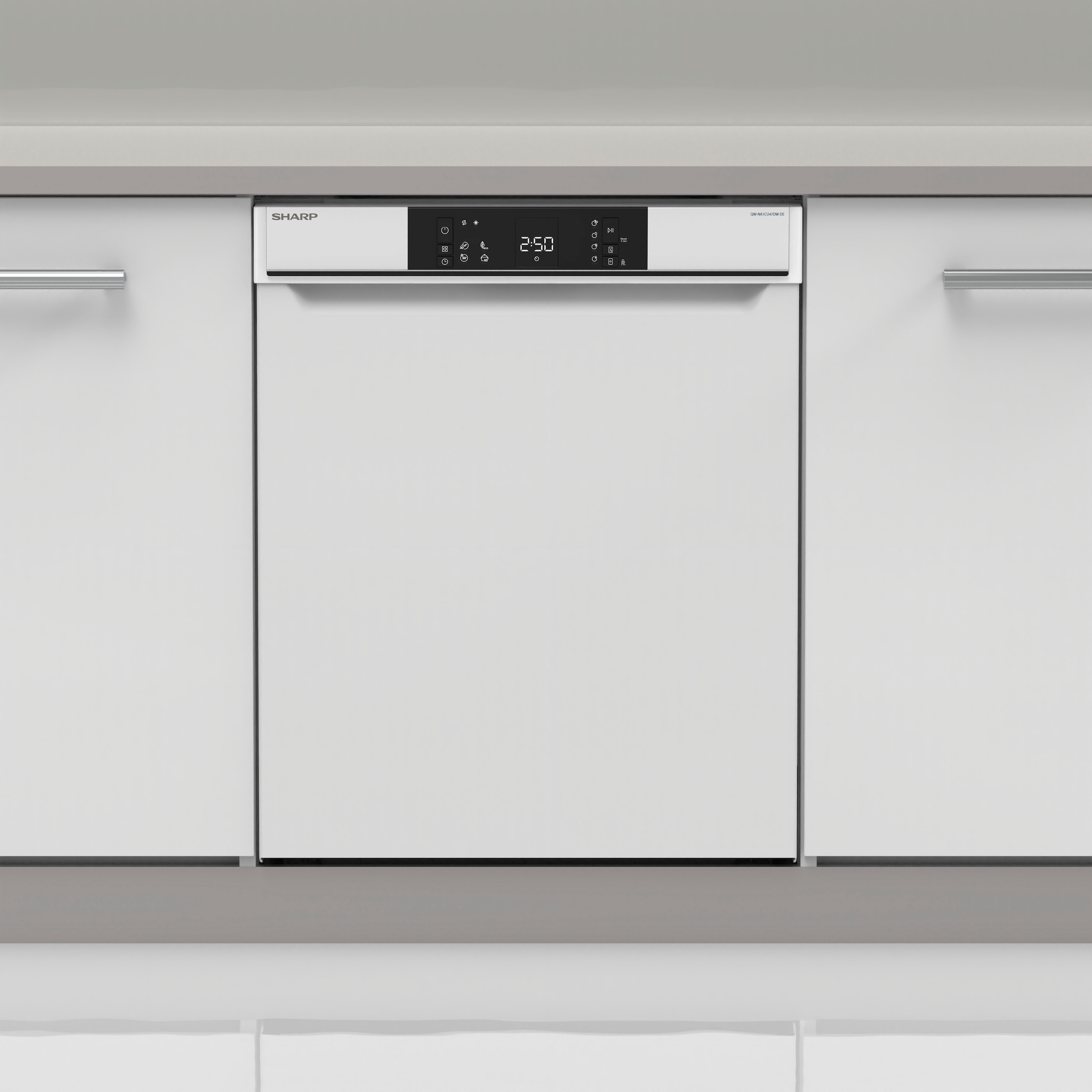 Sharp Unterbaugeschirrspüler »QW-NA1CU47DW-DE«, 13 Maßgedecke