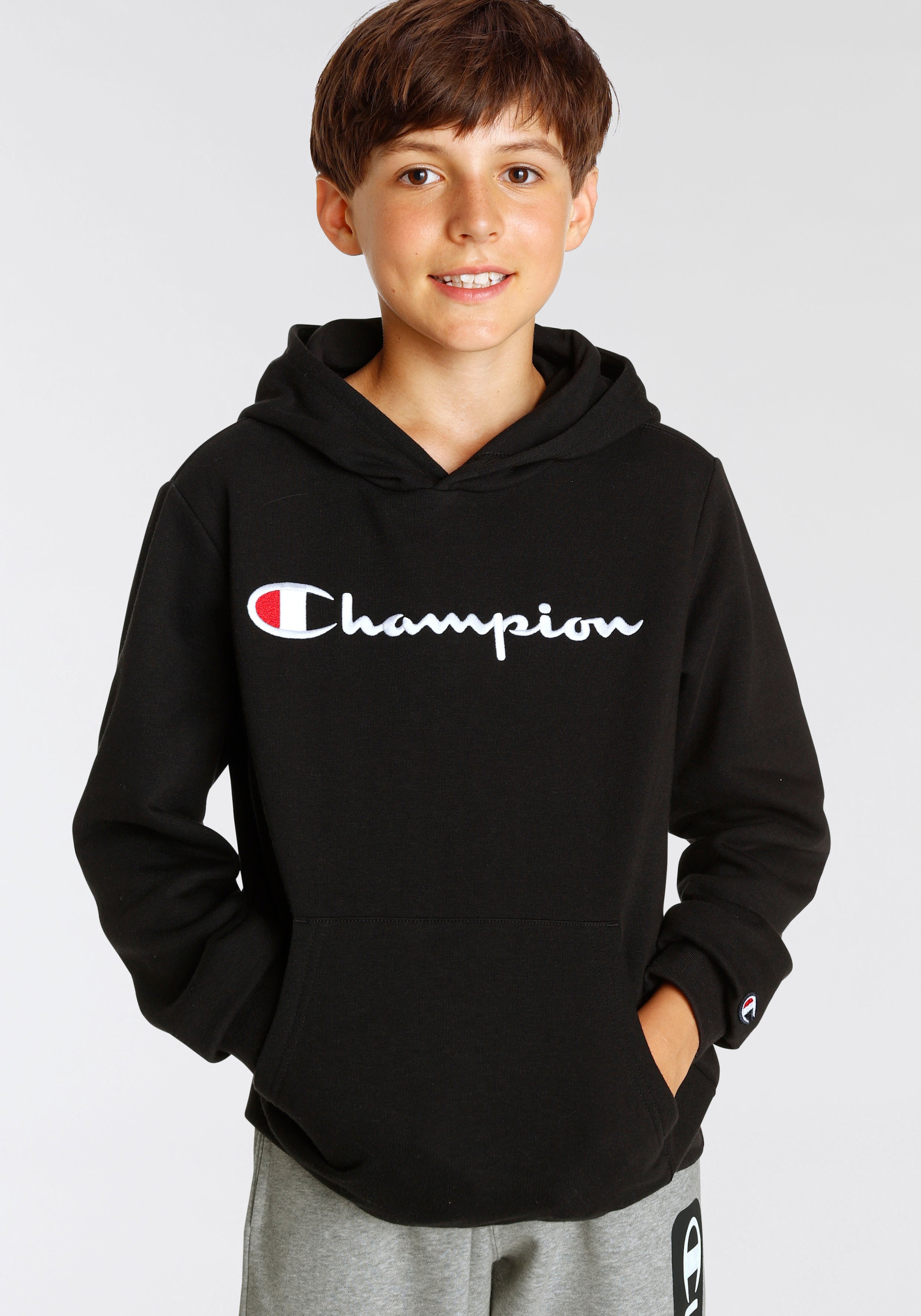 Champion Sweatshirt »Classic Hooded Sweatshirt large Logo - für Kinder«  online kaufen